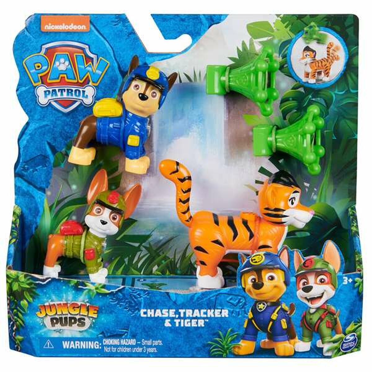 Biluppsättning The Paw Patrol Jungle Pups - Chase & Tracker-Leksaker och spel, Dockor och actionfigurer-The Paw Patrol-peaceofhome.se