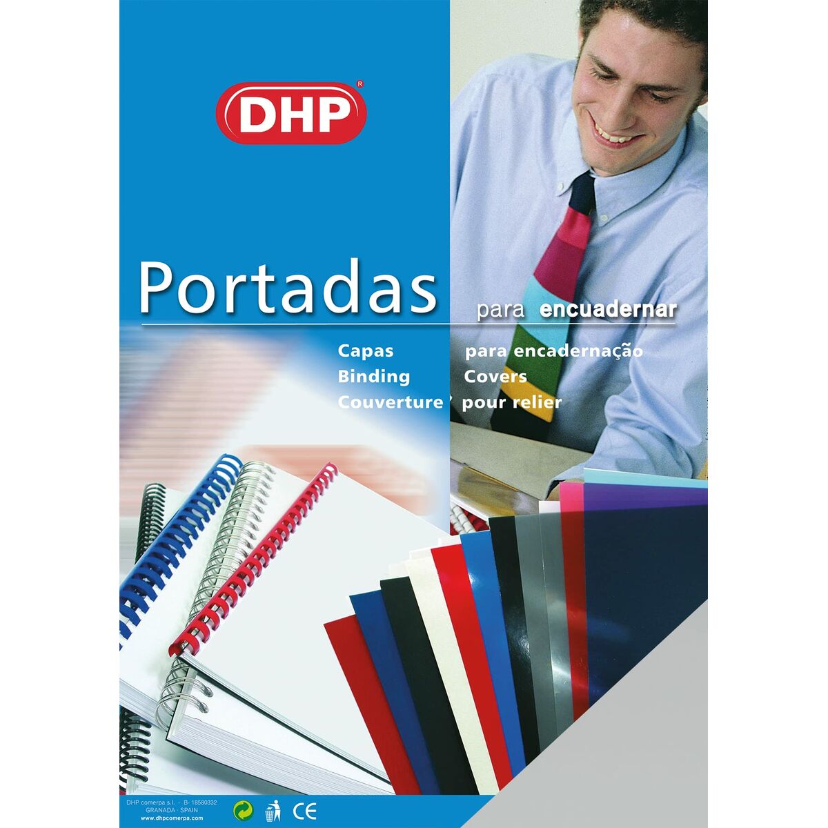 Bindande omslag DHP Transparent A3 polypropen 100 Delar-Kontor och Kontorsmaterial, Kontorsmaterial-DHP-peaceofhome.se