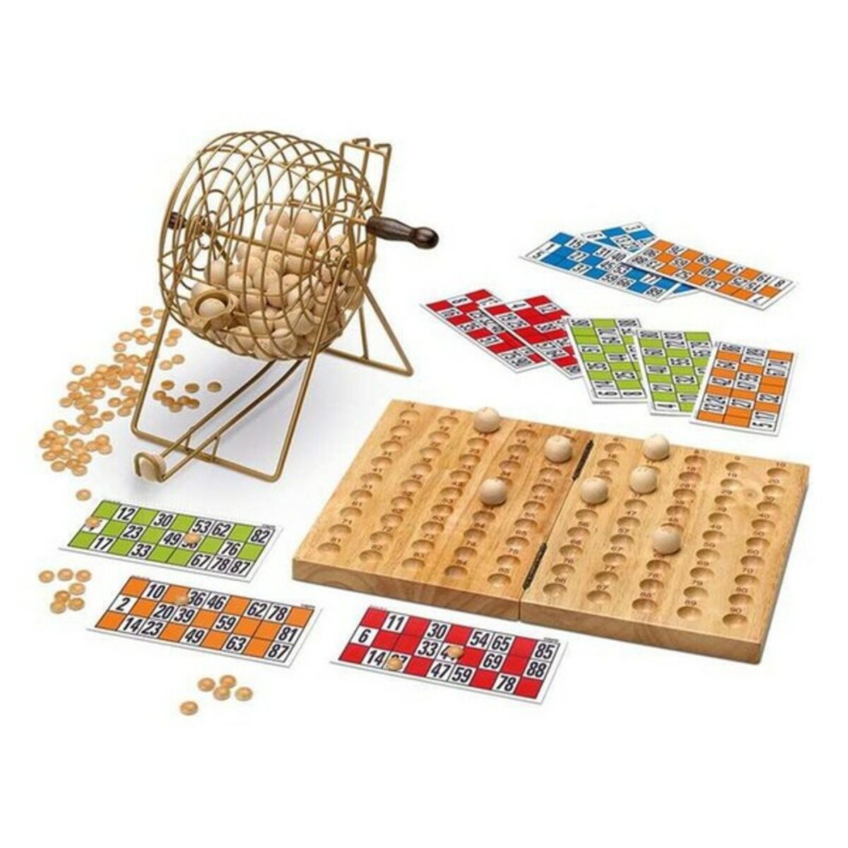 Bingo Cayro 635 Trä-Leksaker och spel, Spel och tillbehör-Cayro-peaceofhome.se