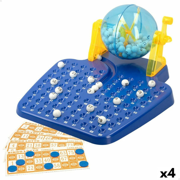 Bingo Colorbaby Blå Plast (4 antal)-Leksaker och spel, Spel och tillbehör-Colorbaby-peaceofhome.se
