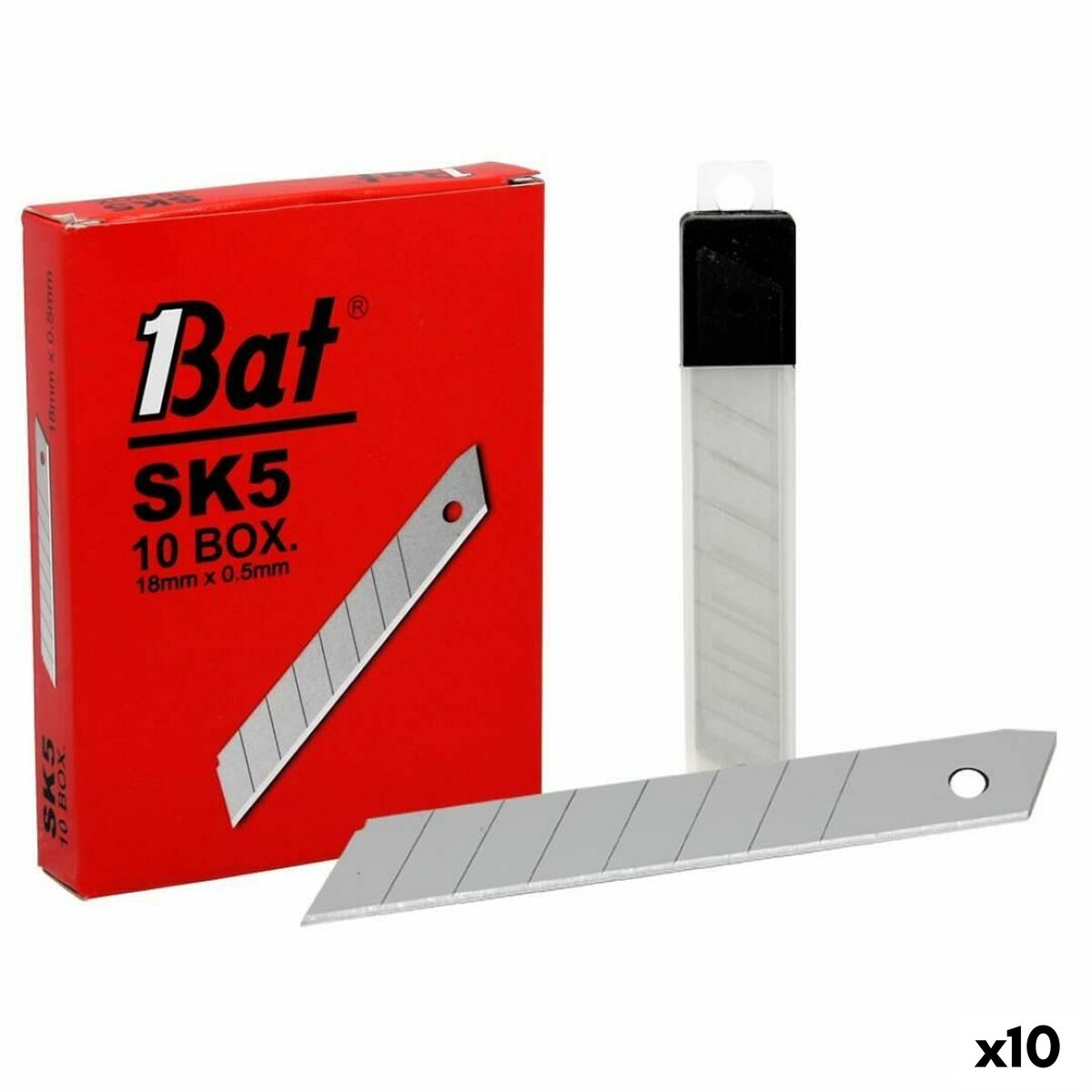 Blad Bat SK5 Brytbladskniv 18 mm (10 antal)-Kontor och Kontorsmaterial, Kontorsmaterial-Bat-peaceofhome.se