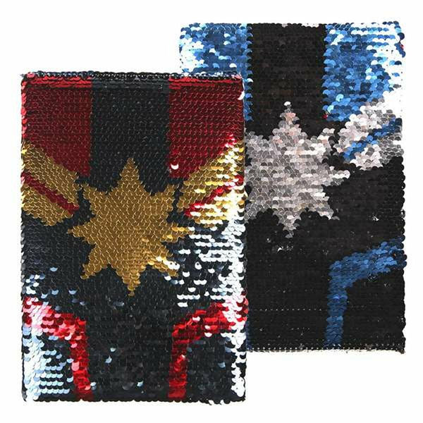 Block med magisk glänsande siren Captain Marvel Multicolour-Kontor och Kontorsmaterial, Kulspetspennor, pennor och skrivverktyg-Captain Marvel-peaceofhome.se