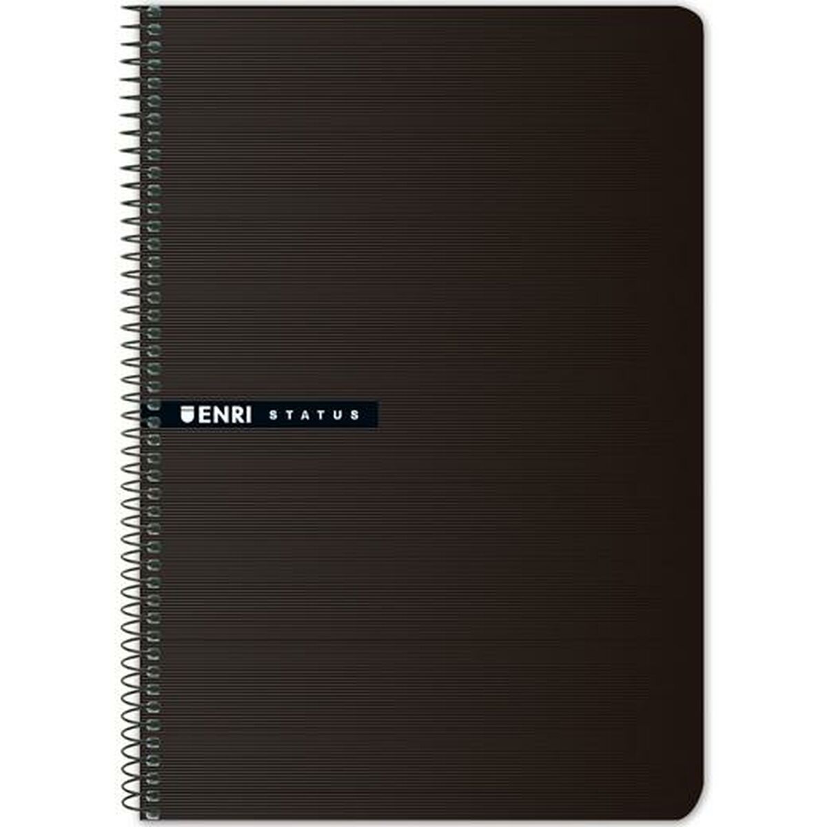 Bok med ringar ENRI STATUS Svart Quarto 100 Blad (5 antal)-Kontor och Kontorsmaterial, Pappersprodukter för kontoret-ENRI-peaceofhome.se