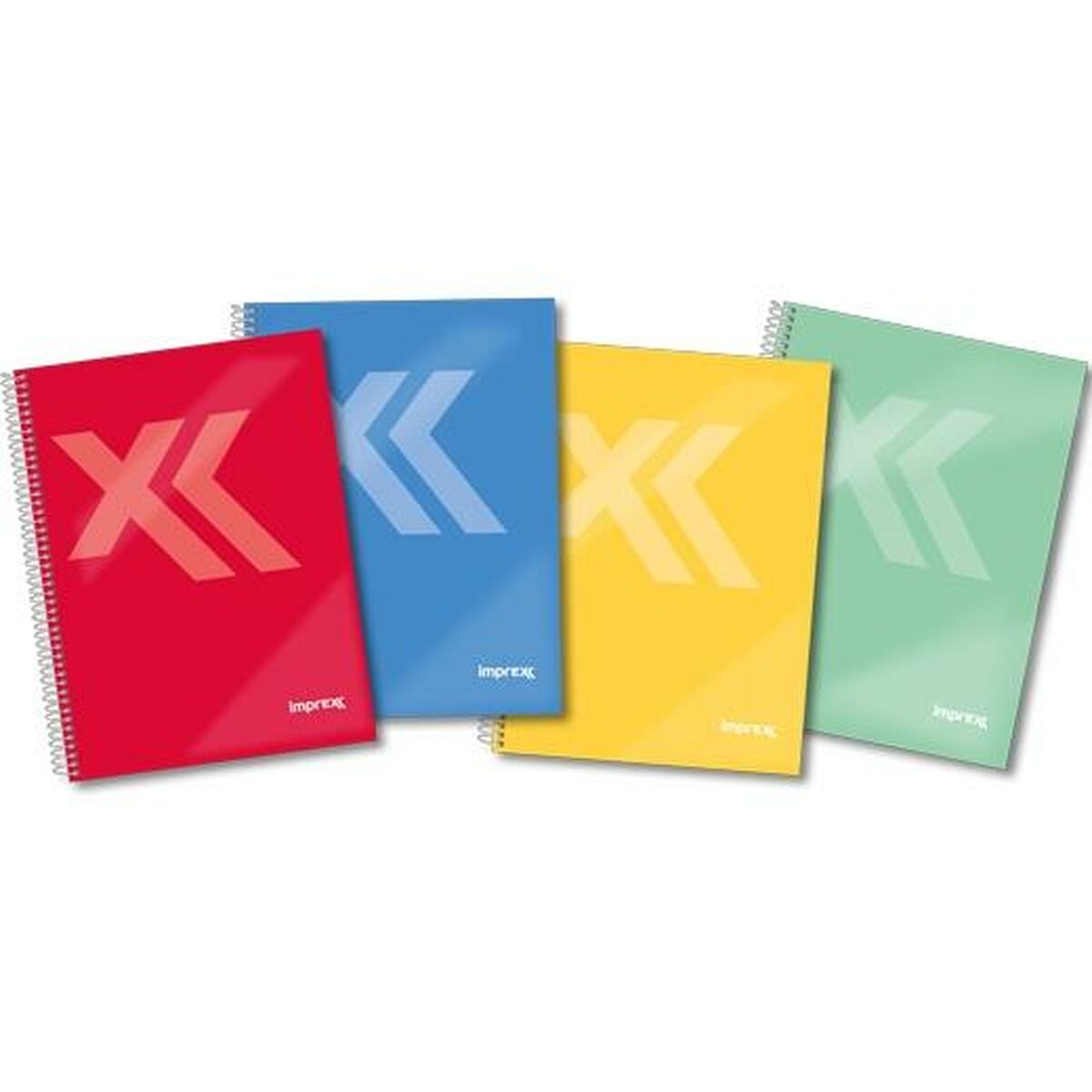 Bok med ringar Imprex Din A4 80 Blad (4 antal)-Kontor och Kontorsmaterial, Pappersprodukter för kontoret-Imprex-peaceofhome.se