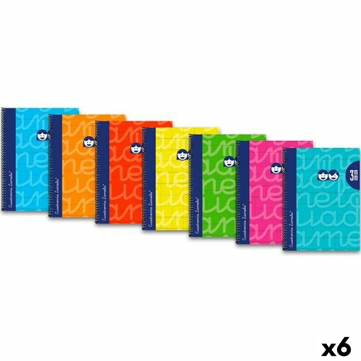 Bok med ringar Lamela Quarto 80 Blad (6 antal)-Kontor och Kontorsmaterial, Pappersprodukter för kontoret-Lamela-peaceofhome.se