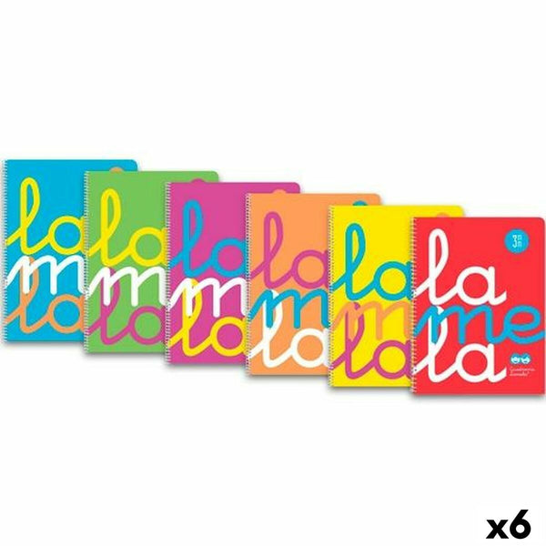 Bok med ringar Lamela Quarto 80 Blad (6 antal)-Kontor och Kontorsmaterial, Pappersprodukter för kontoret-Lamela-peaceofhome.se