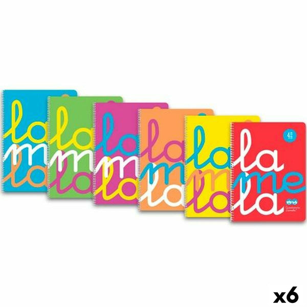 Bok med ringar Lamela Quarto 80 Blad (6 antal)-Kontor och Kontorsmaterial, Pappersprodukter för kontoret-Lamela-peaceofhome.se