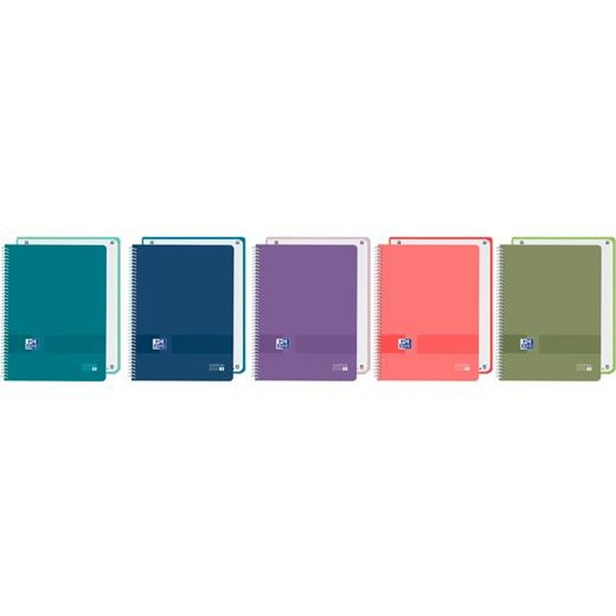 Bok med ringar Oxford EUROPEANBOOK 1 LIVE&GO Multicolour A4 80 Blad (5 antal)-Kontor och Kontorsmaterial, Pappersprodukter för kontoret-Oxford-peaceofhome.se