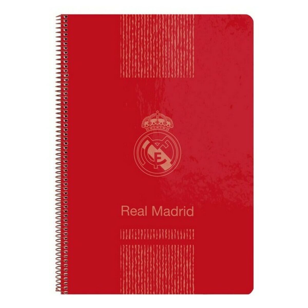 Bok med ringar Real Madrid C.F. 511957066 Röd A4-Kontor och Kontorsmaterial, Pappersprodukter för kontoret-Real Madrid C.F.-peaceofhome.se