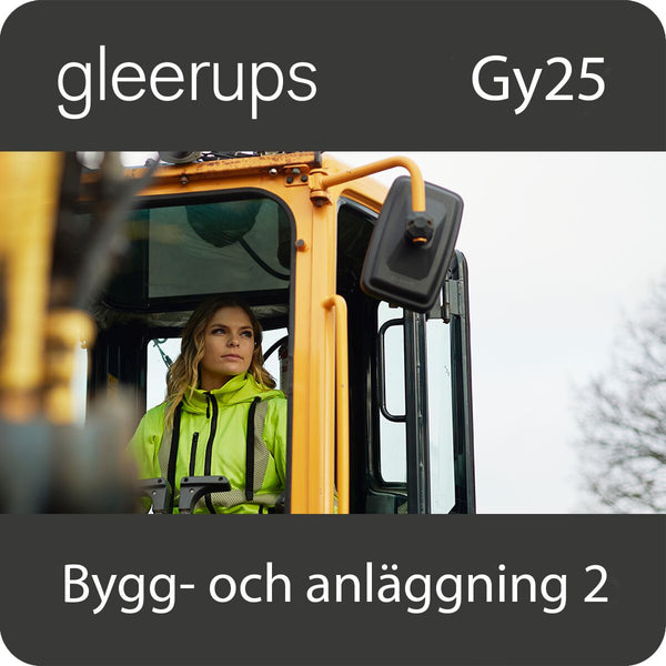 BokGym Bygg- och anläggning 2, digitalt, elev, 12 mån, Gy25-Digitala böcker-Gleerups Utbildning AB-peaceofhome.se