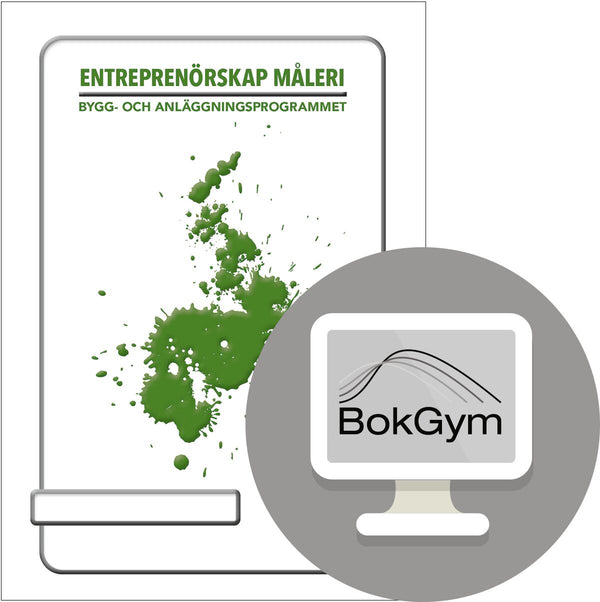 BokGym Entreprenörskap Måleri, digital, 12 mån-Digitala böcker-Gleerups Utbildning AB-peaceofhome.se