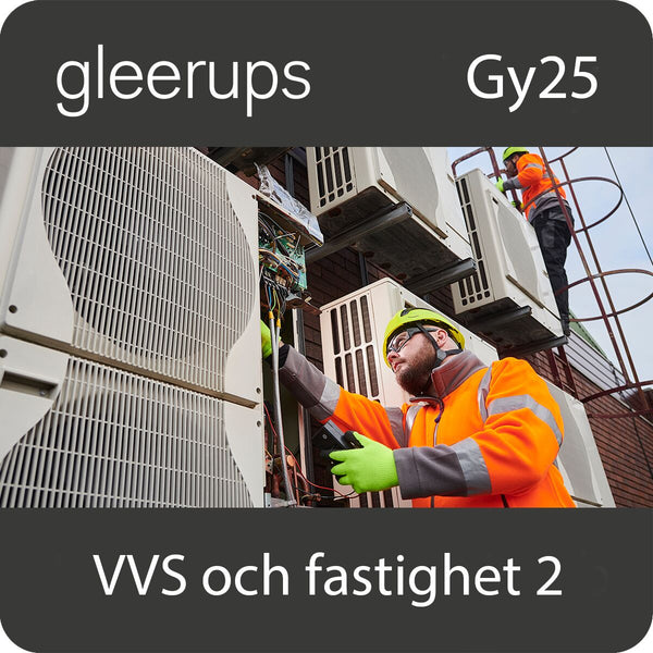 BokGym VVS och fastighet 2, digitalt, elev, 12 mån, Gy25-Digitala böcker-Gleerups Utbildning AB-peaceofhome.se