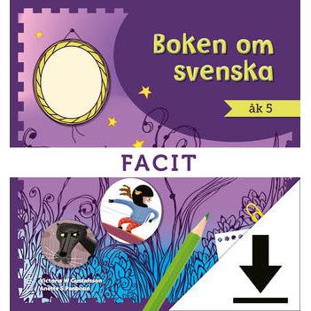 Boken om svenska åk 5 Facit (nedladdningsbar)-Digitala böcker-Liber-peaceofhome.se