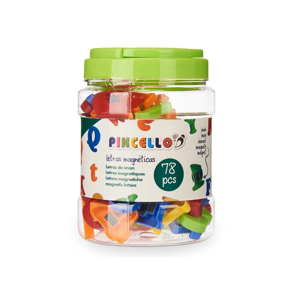 Bokstäver Multicolour Plast Magnet 9 x 13,5 x 9 cm-Leksaker och spel, Lärande och utbildning-Pincello-peaceofhome.se