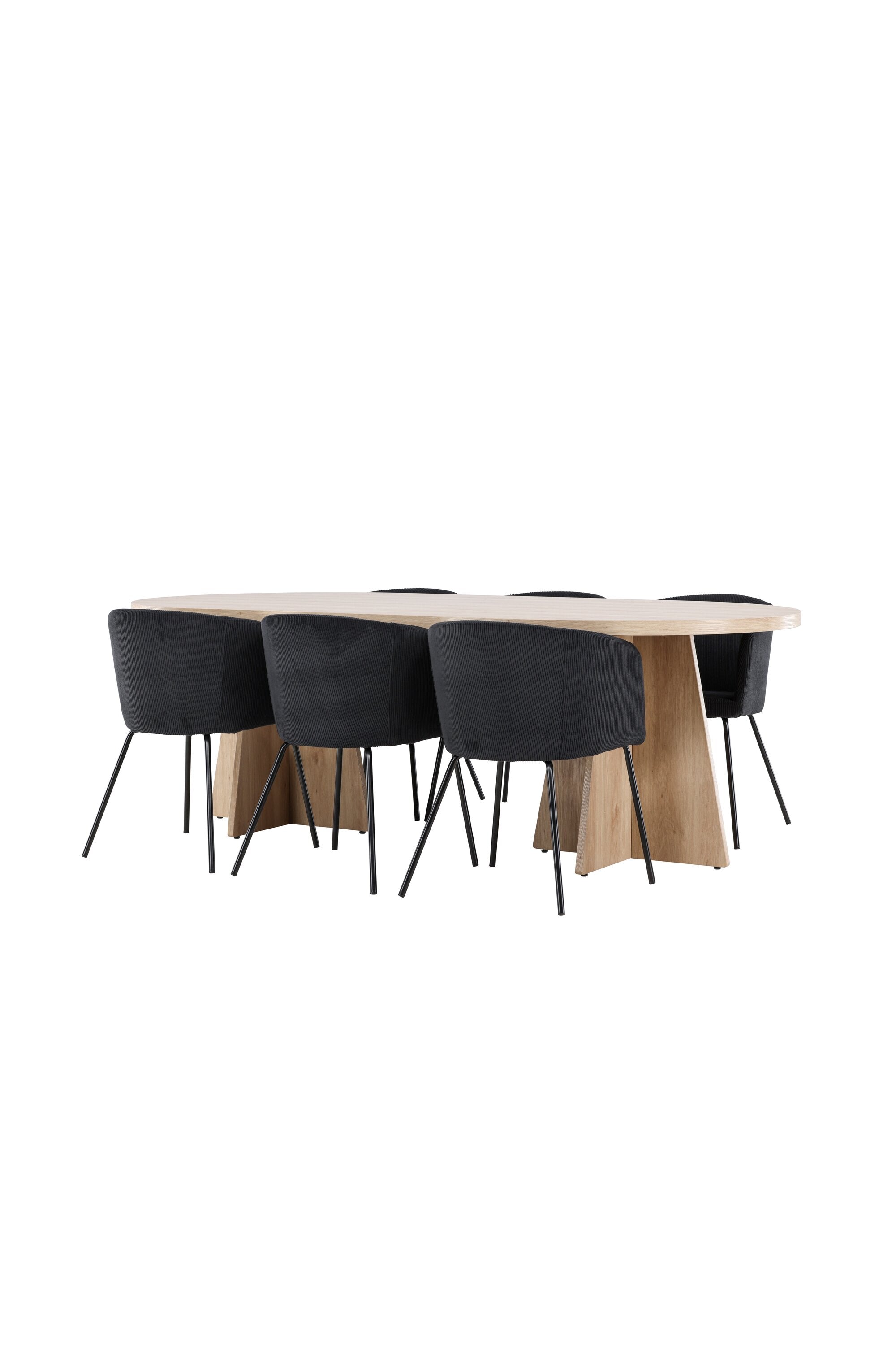 Bootcut Matbord med Berit Matstol-GR Dining Set-Venture Home-peaceofhome.se