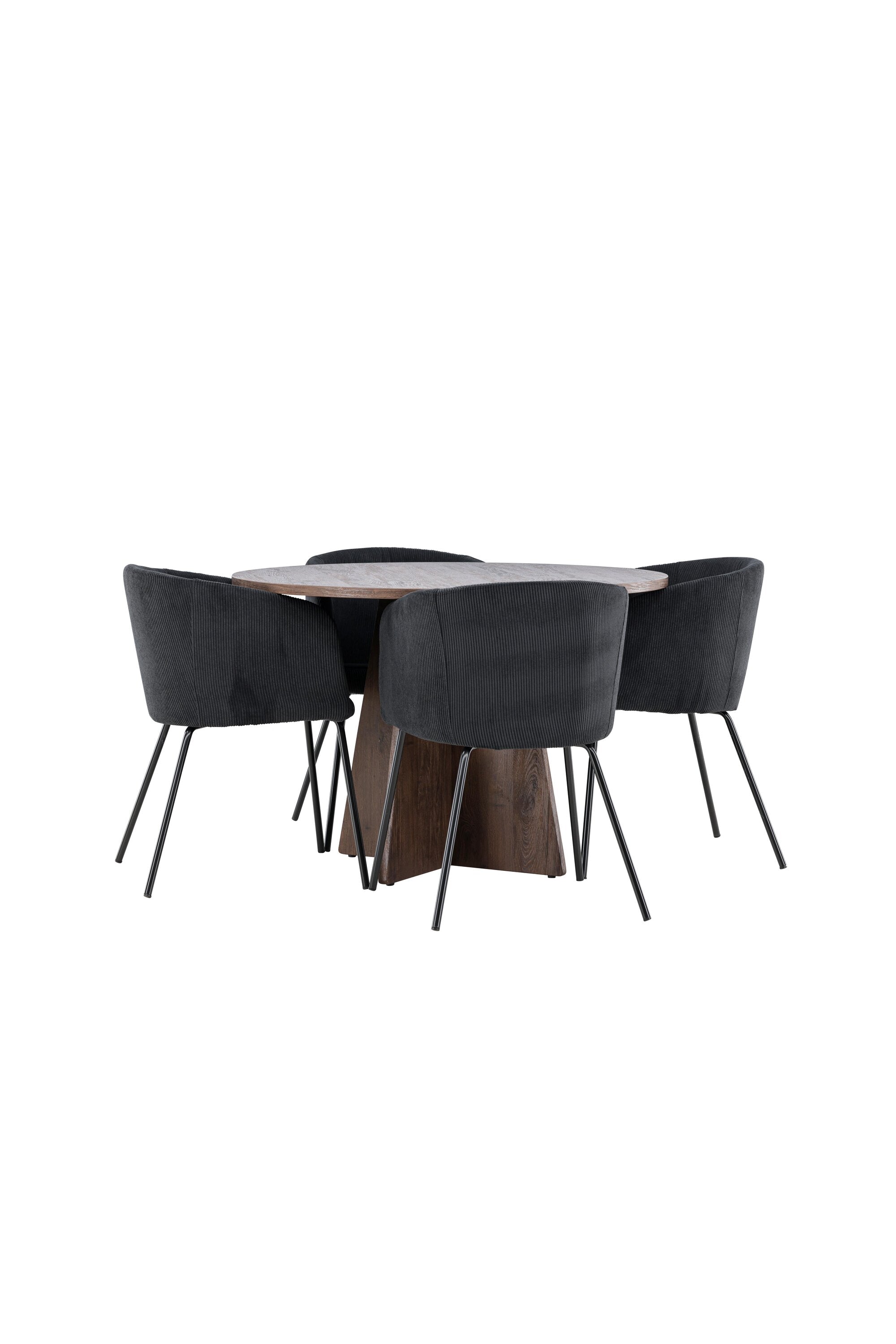 Bootcut Matbord med Berit Matstol-GR Dining Set-Venture Home-peaceofhome.se