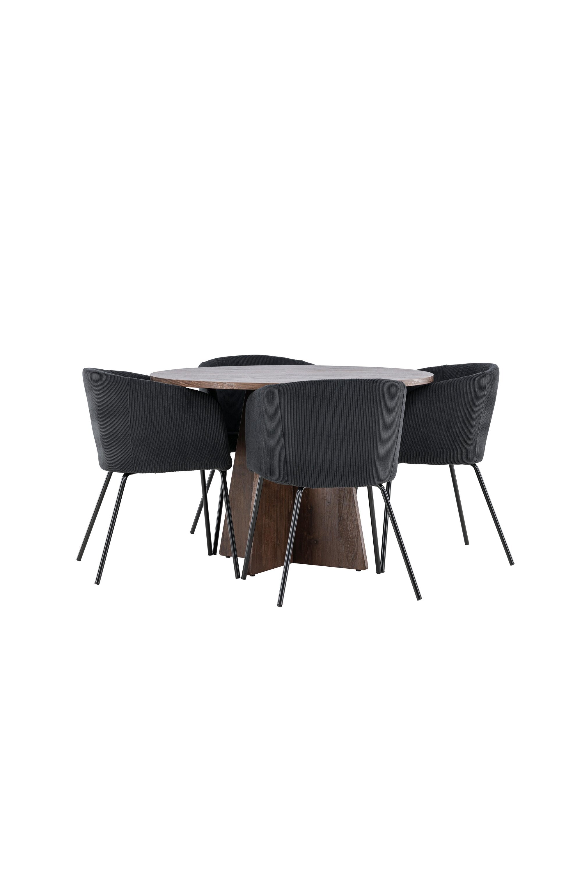 Bootcut Matbord med Berit Matstol-GR Dining Set-Venture Home-peaceofhome.se