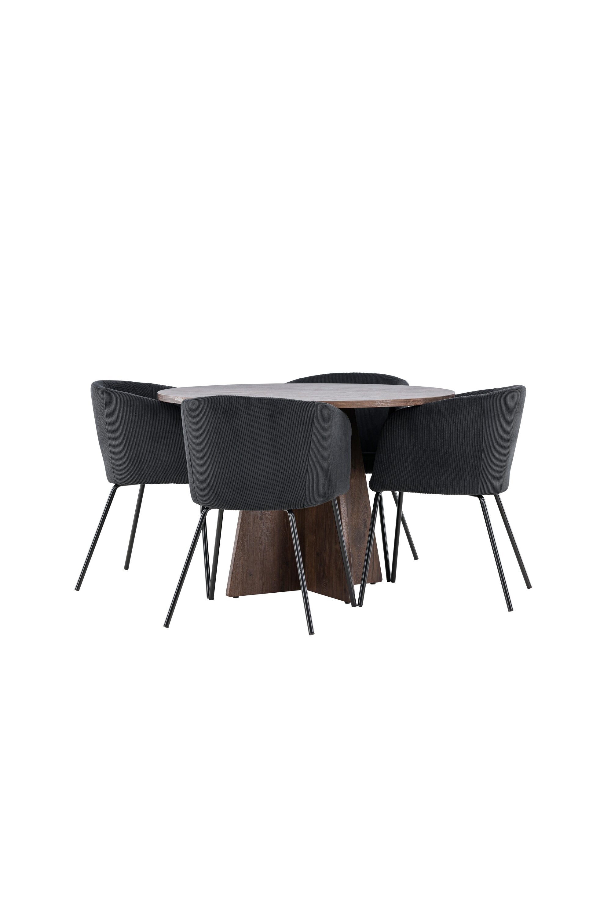 Bootcut Matbord med Berit Matstol-GR Dining Set-Venture Home-peaceofhome.se