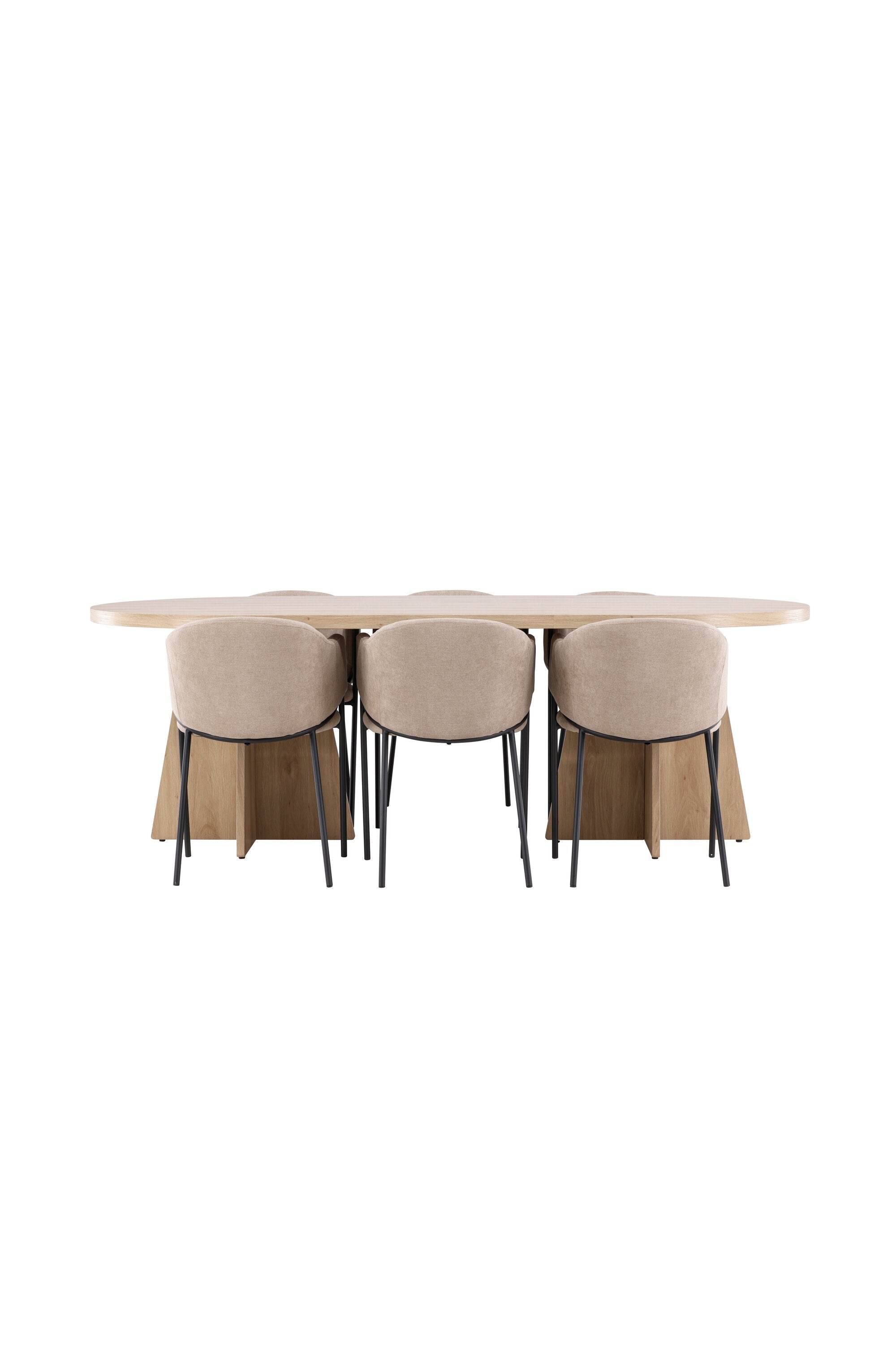 Bootcut Matbord med Evelina Matstol-GR Dining Set-Venture Home-peaceofhome.se