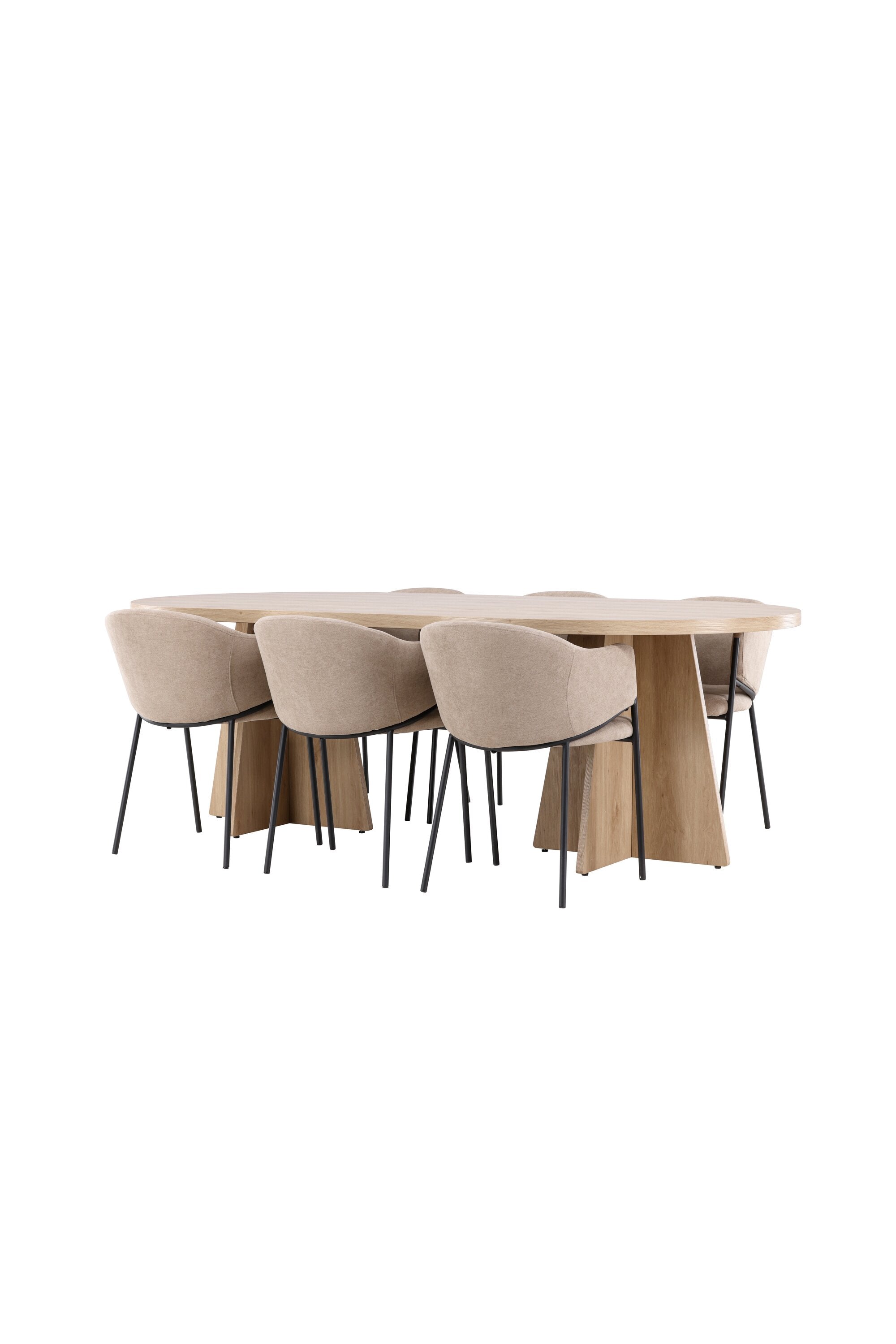 Bootcut Matbord med Evelina Matstol-GR Dining Set-Venture Home-peaceofhome.se