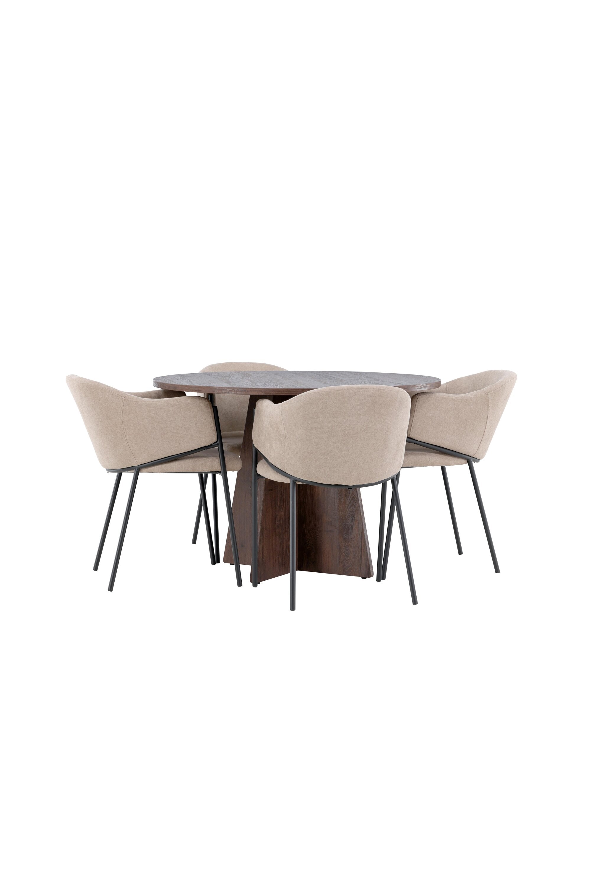 Bootcut Matbord med Evelina Matstol-GR Dining Set-Venture Home-peaceofhome.se