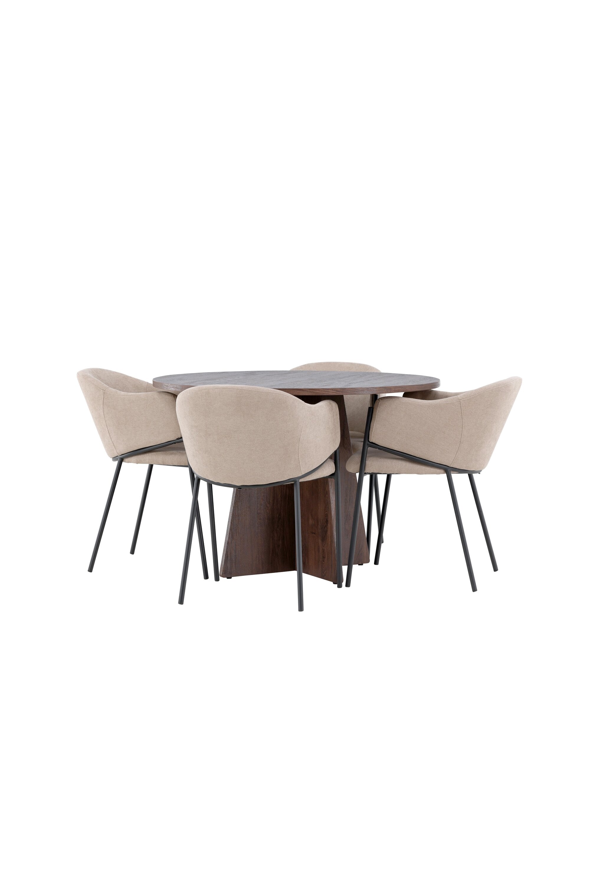 Bootcut Matbord med Evelina Matstol-GR Dining Set-Venture Home-peaceofhome.se