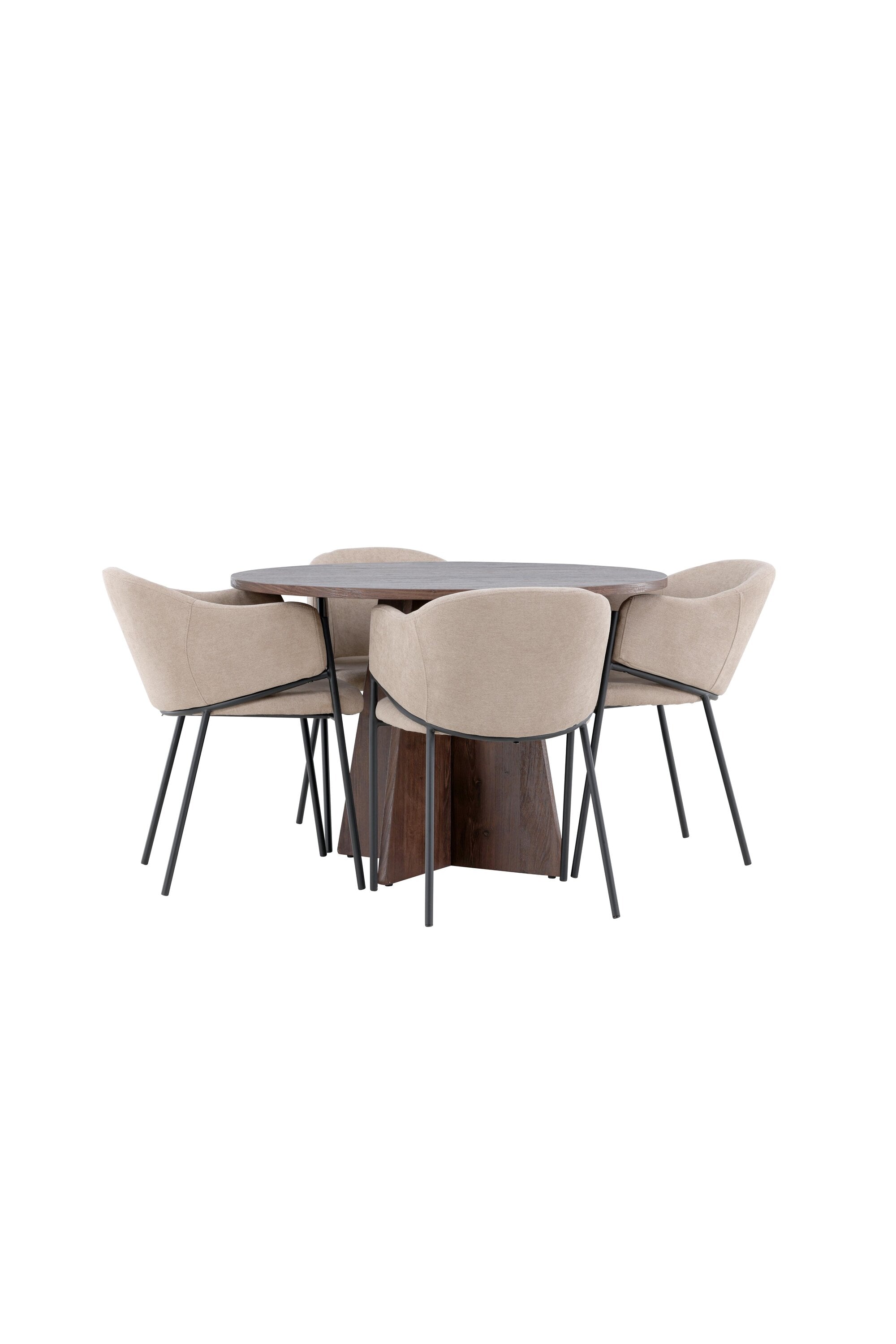 Bootcut Matbord med Evelina Matstol-GR Dining Set-Venture Home-peaceofhome.se