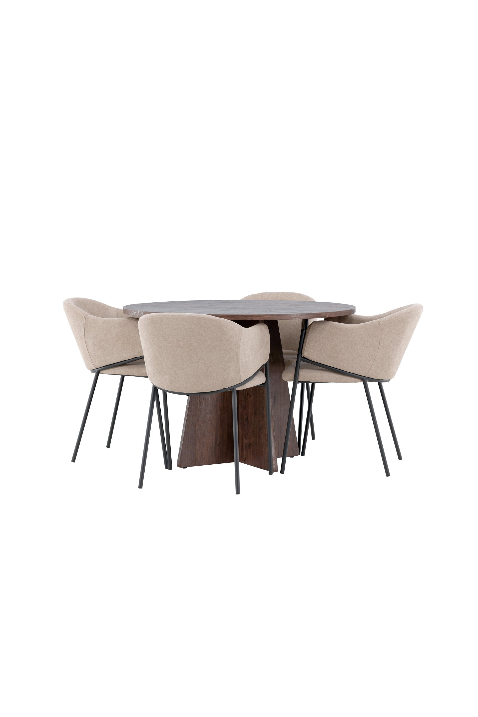 Bootcut Matbord med Evelina Matstol-GR Dining Set-Venture Home-peaceofhome.se