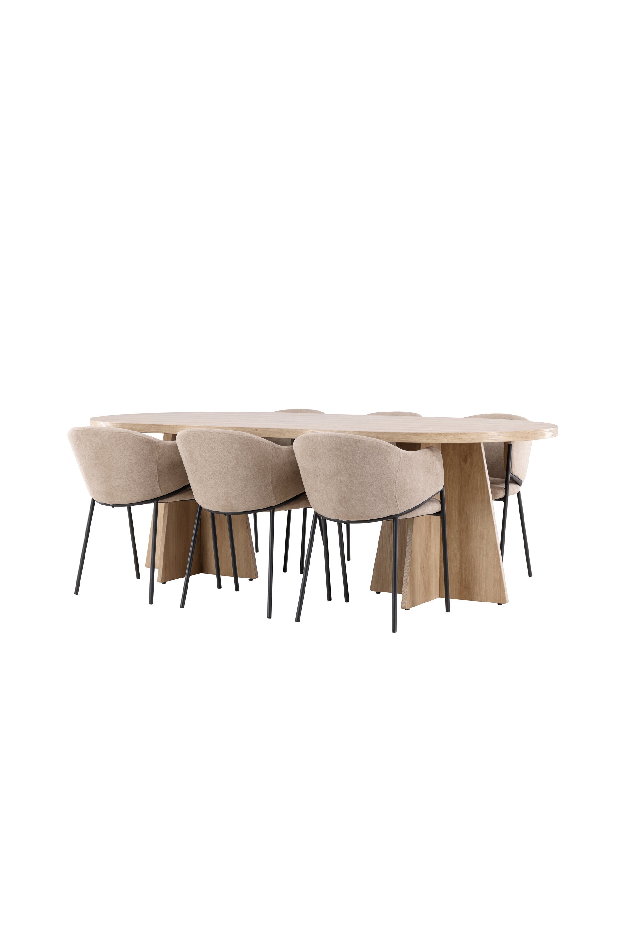 Bootcut Matbord med Evelina Matstol-GR Dining Set-Venture Home-peaceofhome.se