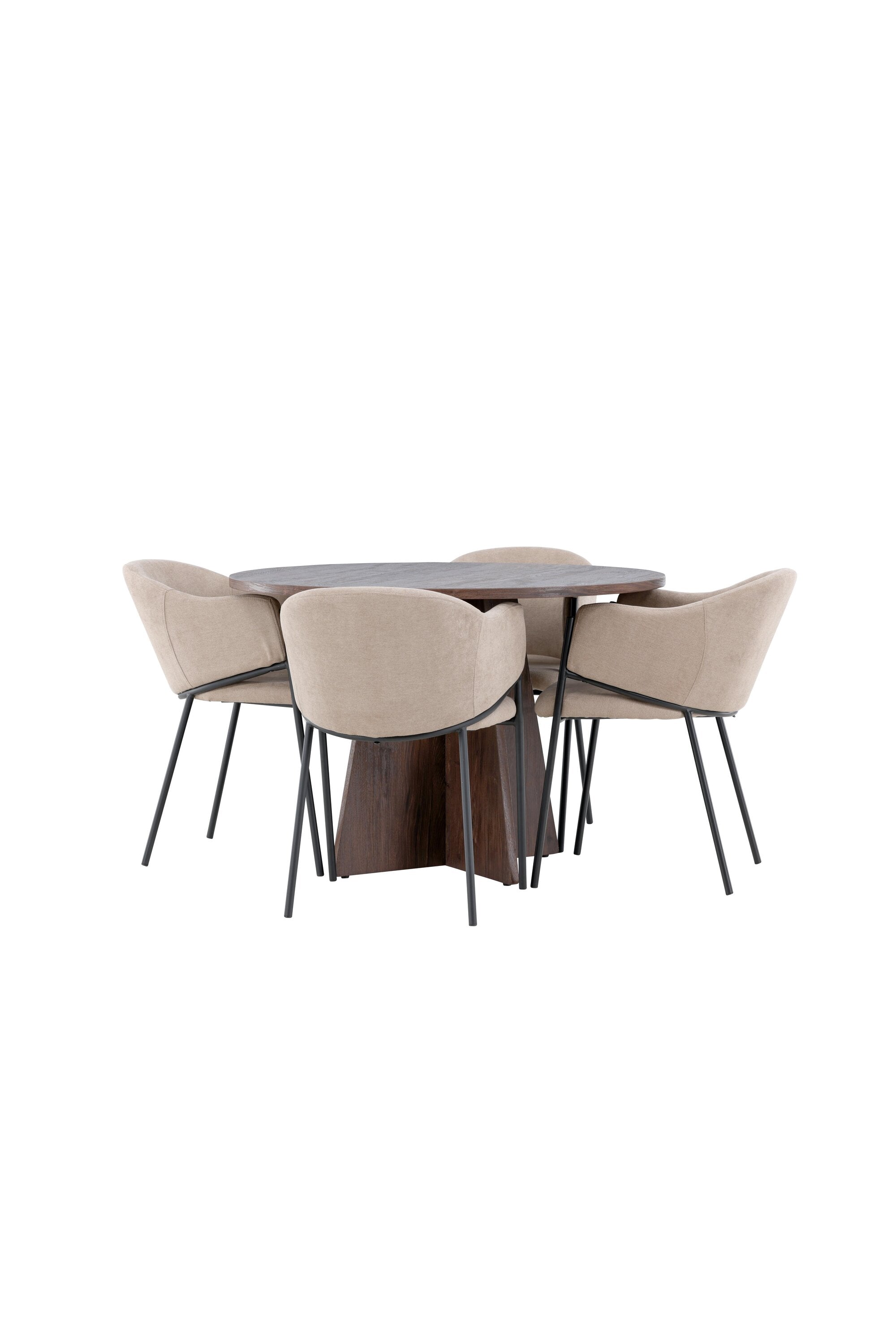 Bootcut Matbord med Evelina Matstol-GR Dining Set-Venture Home-peaceofhome.se