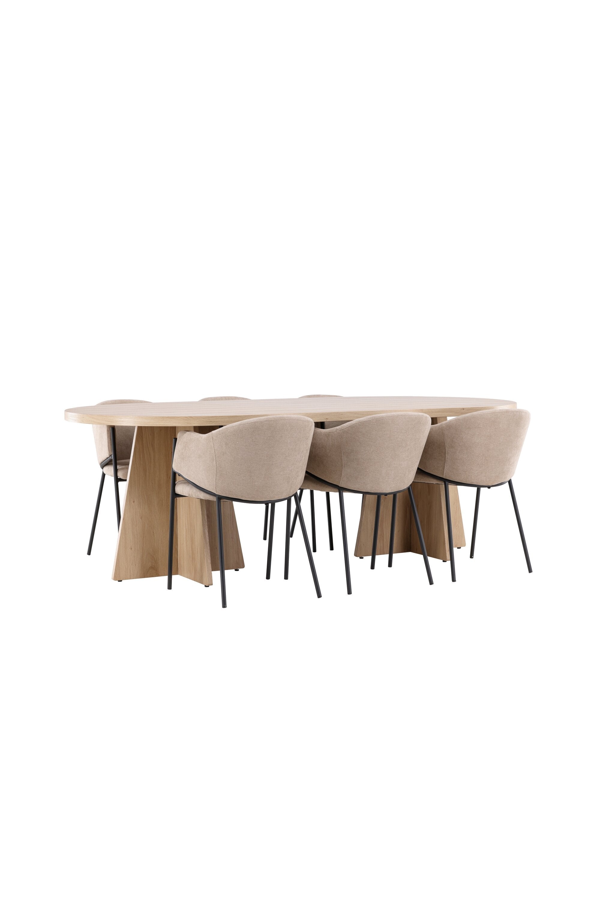 Bootcut Matbord med Evelina Matstol-GR Dining Set-Venture Home-peaceofhome.se