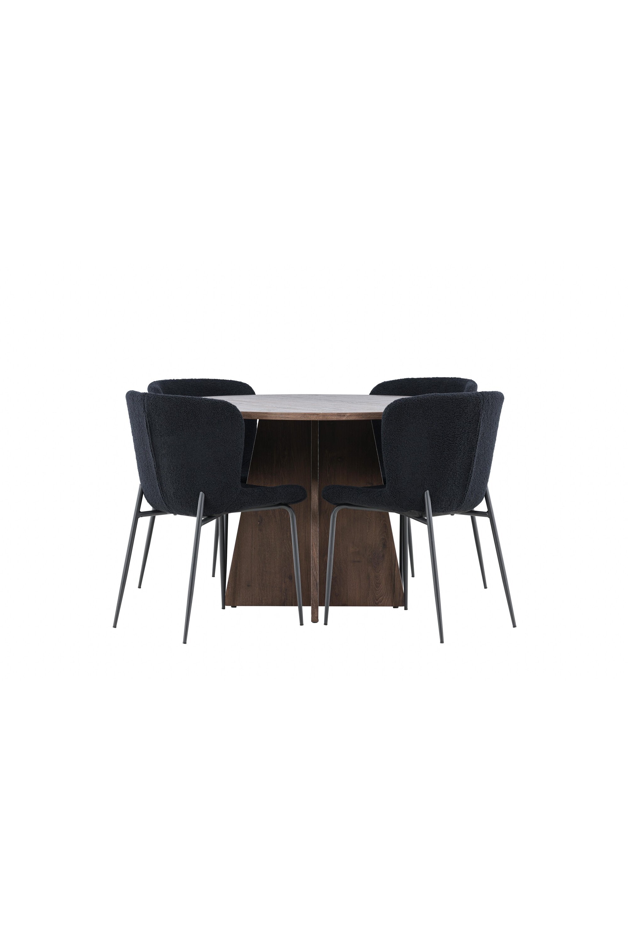 Bootcut Matbord med Modesto Matstol-GR Dining Set-Venture Home-peaceofhome.se