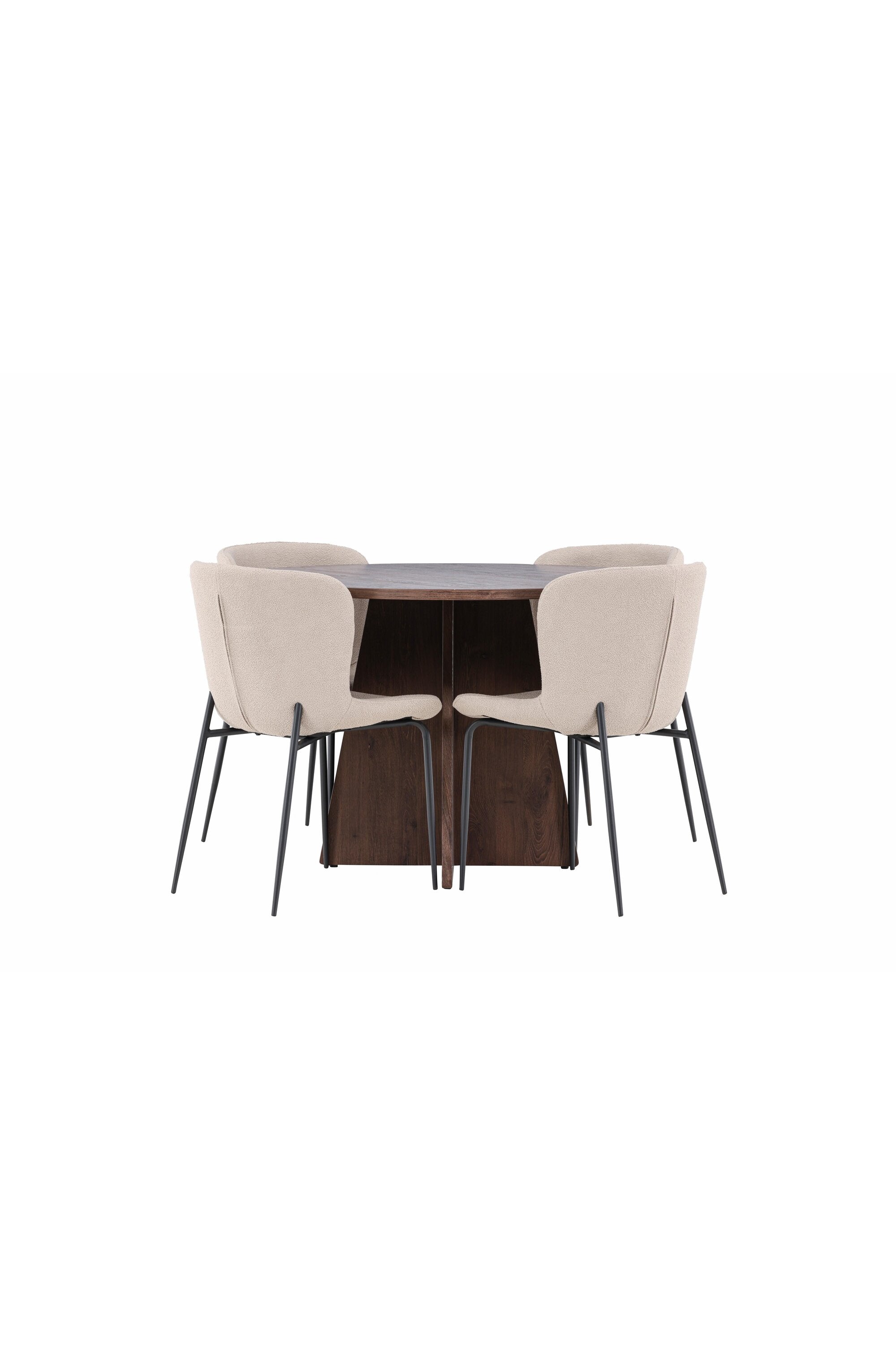 Bootcut Matbord med Modesto Matstol-GR Dining Set-Venture Home-peaceofhome.se