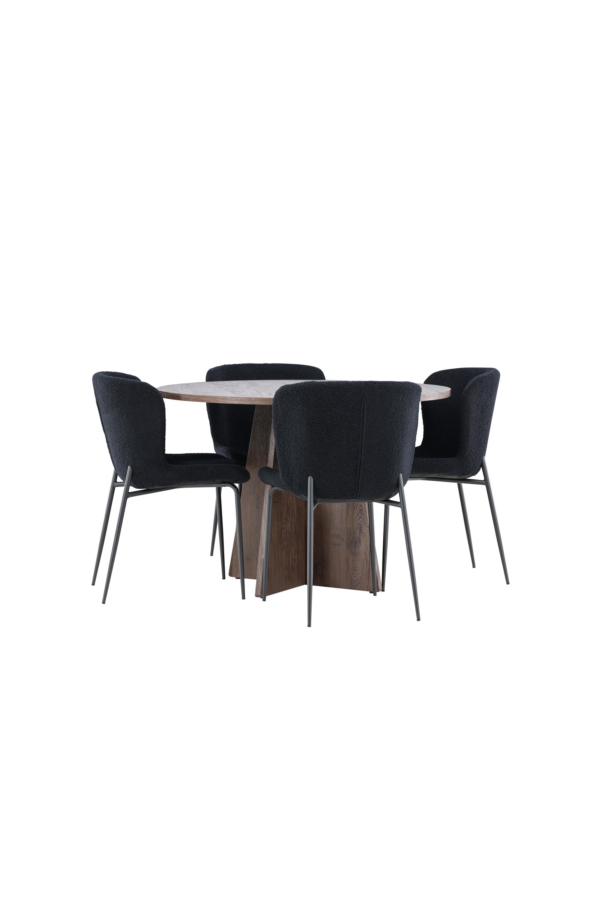 Bootcut Matbord med Modesto Matstol-GR Dining Set-Venture Home-peaceofhome.se