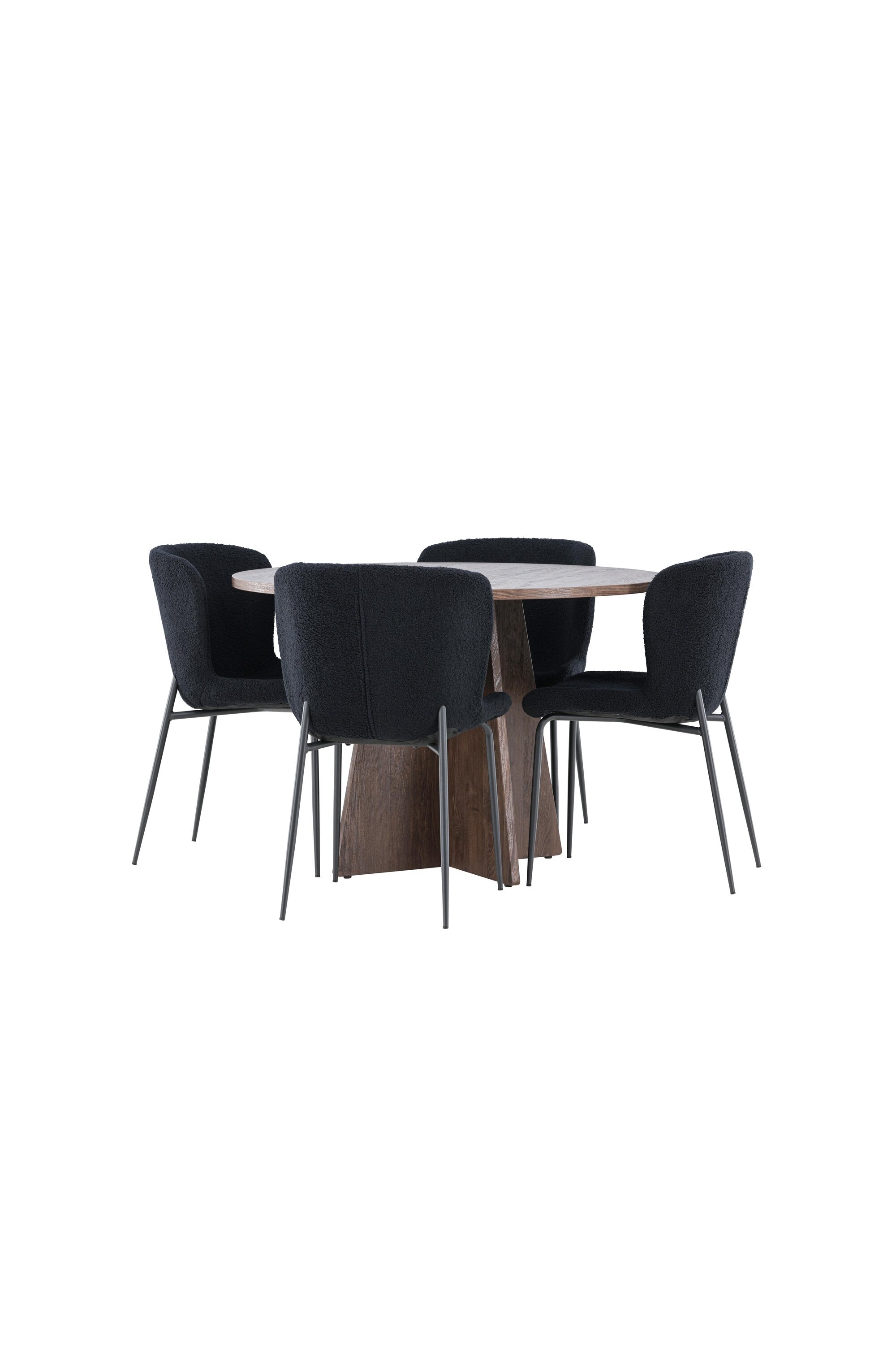 Bootcut Matbord med Modesto Matstol-GR Dining Set-Venture Home-peaceofhome.se