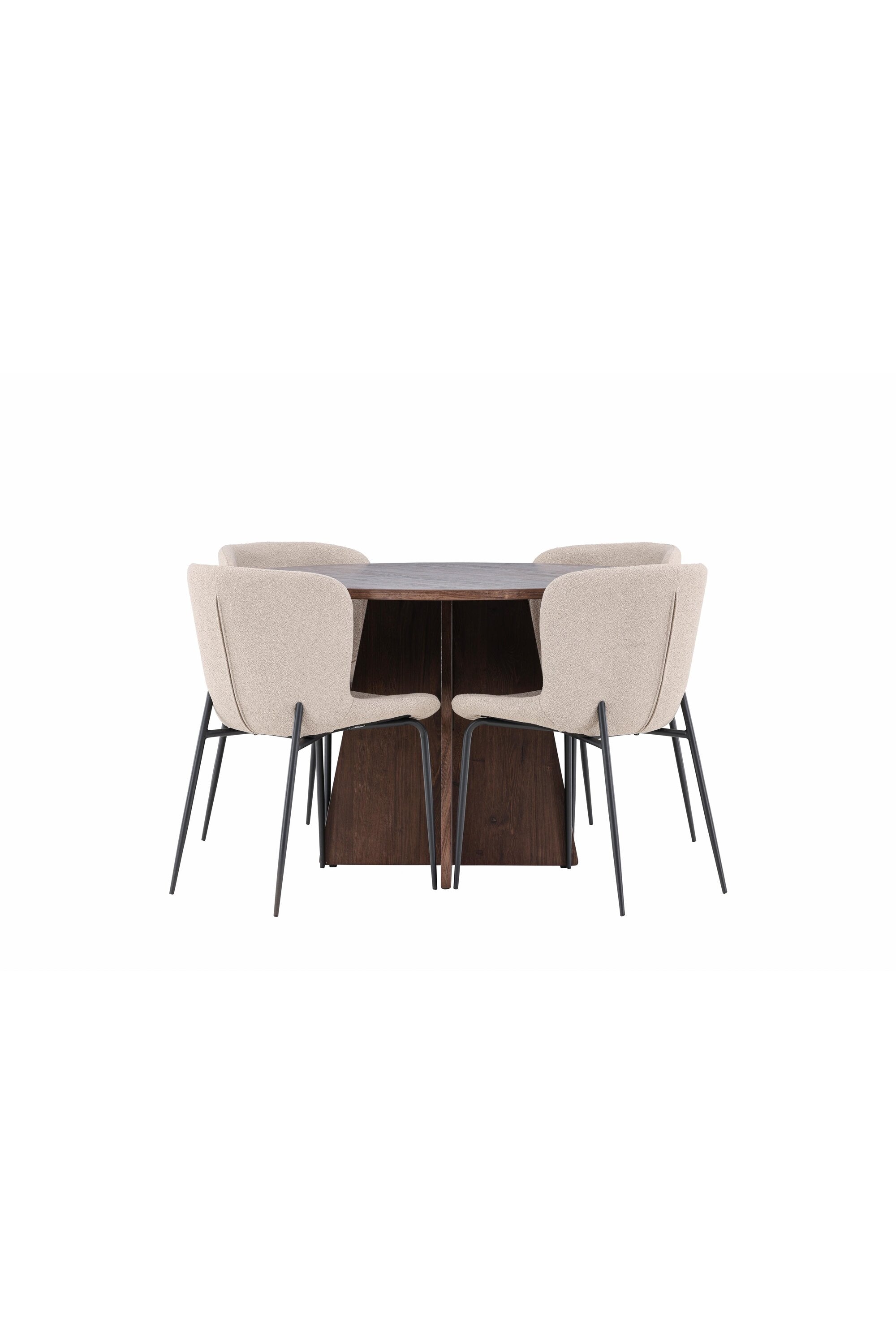 Bootcut Matbord med Modesto Matstol-GR Dining Set-Venture Home-peaceofhome.se