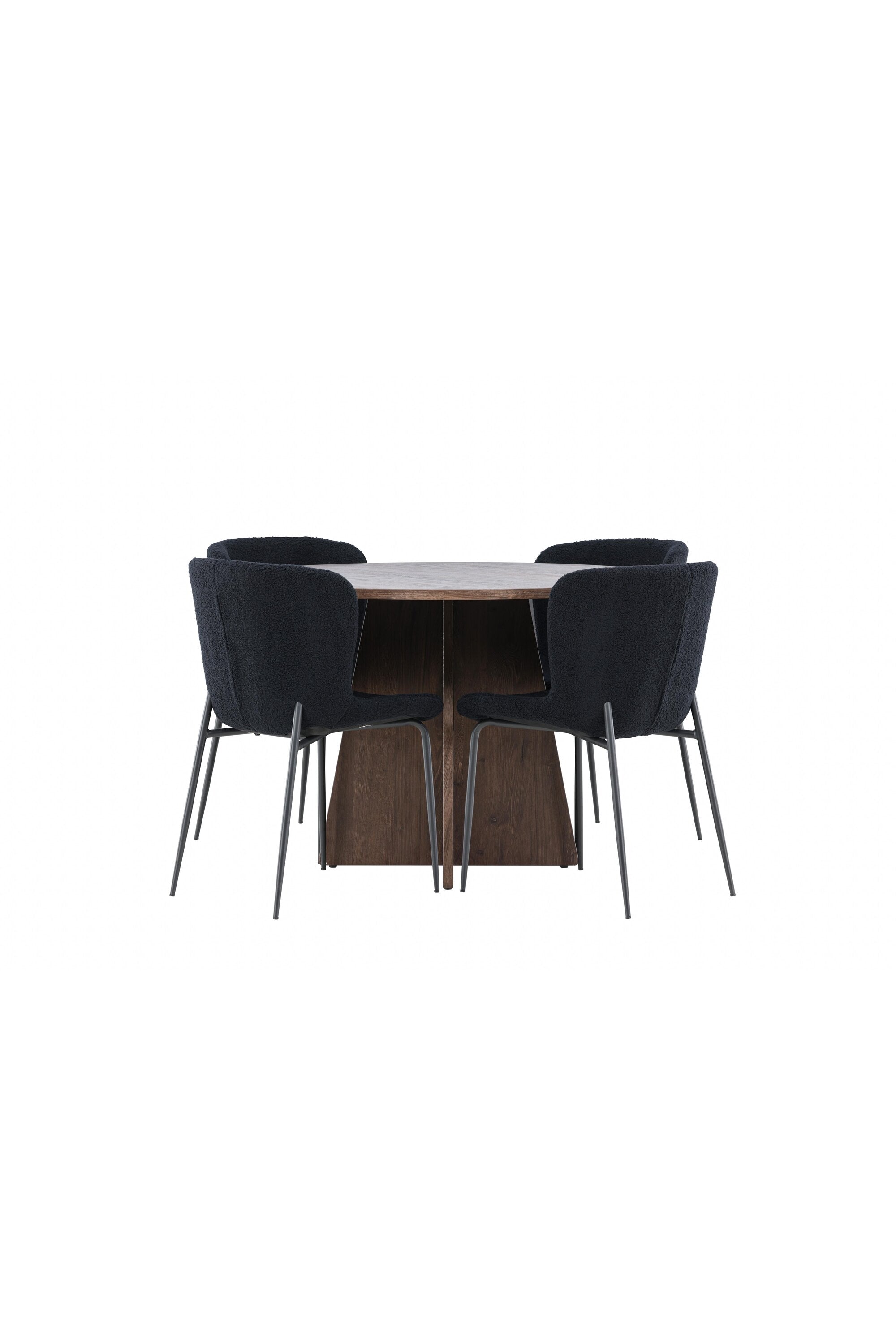 Bootcut Matbord med Modesto Matstol-GR Dining Set-Venture Home-peaceofhome.se