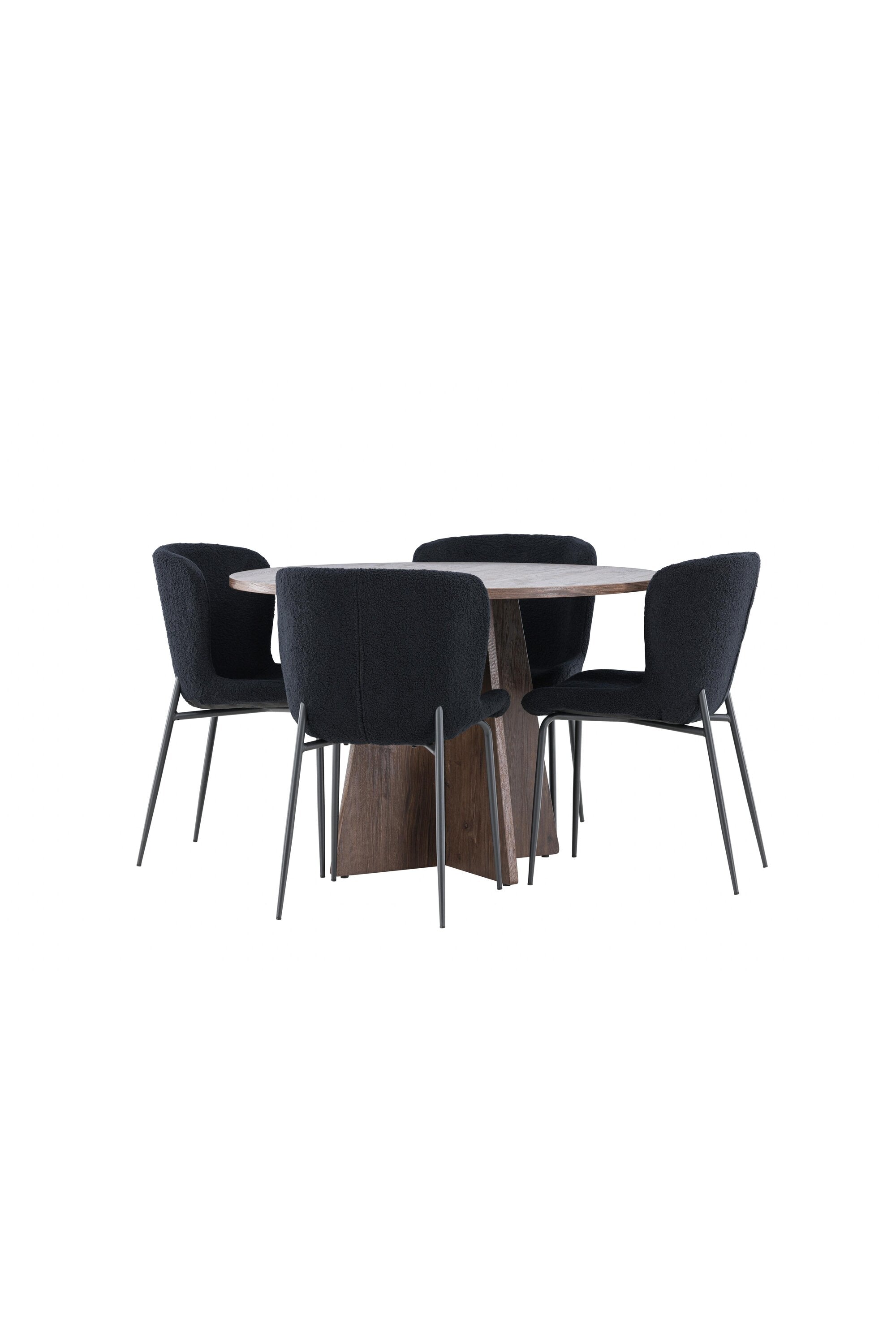 Bootcut Matbord med Modesto Matstol-GR Dining Set-Venture Home-peaceofhome.se