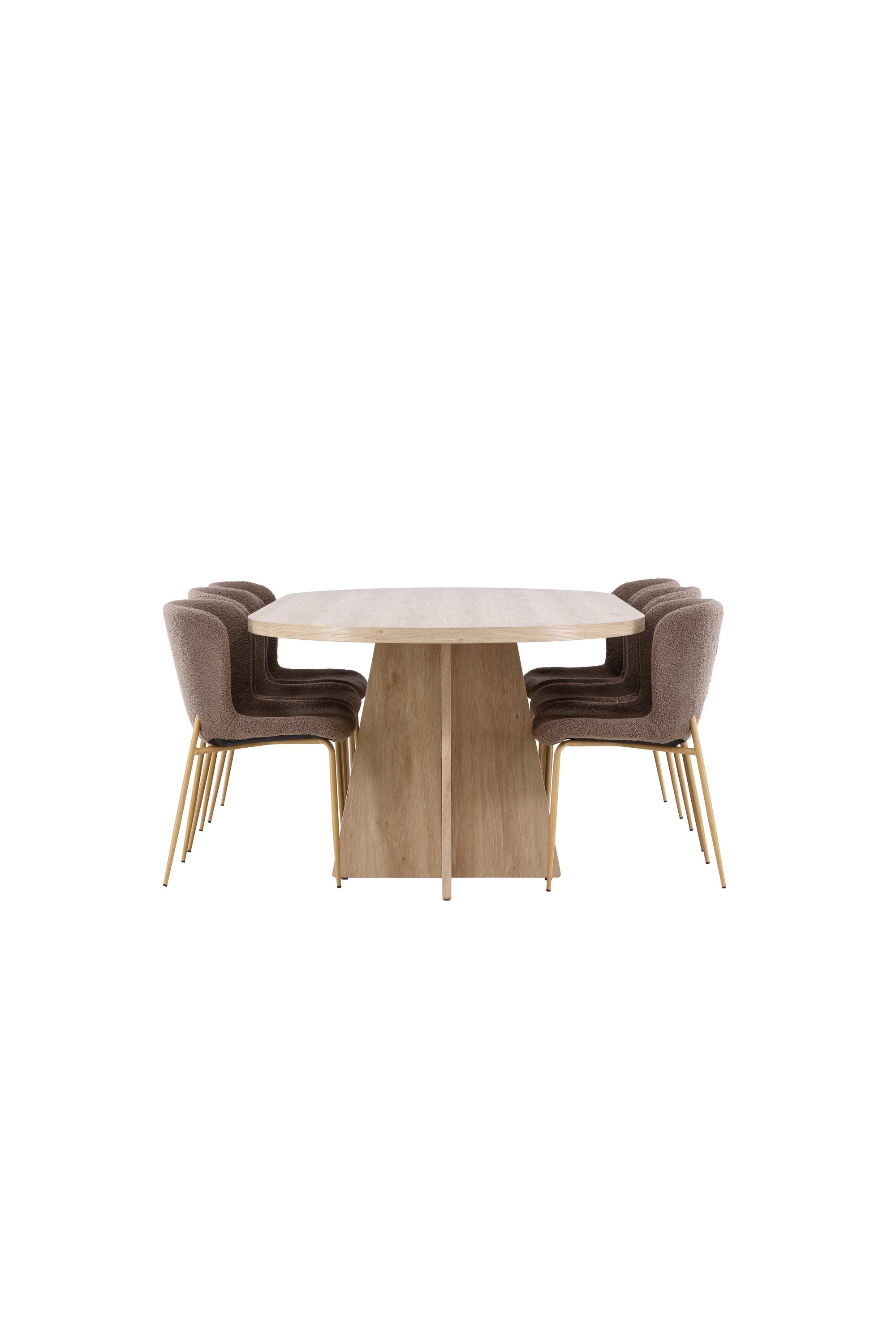 Bootcut Matbord med Modesto Matstol-GR Dining Set-Venture Home-peaceofhome.se