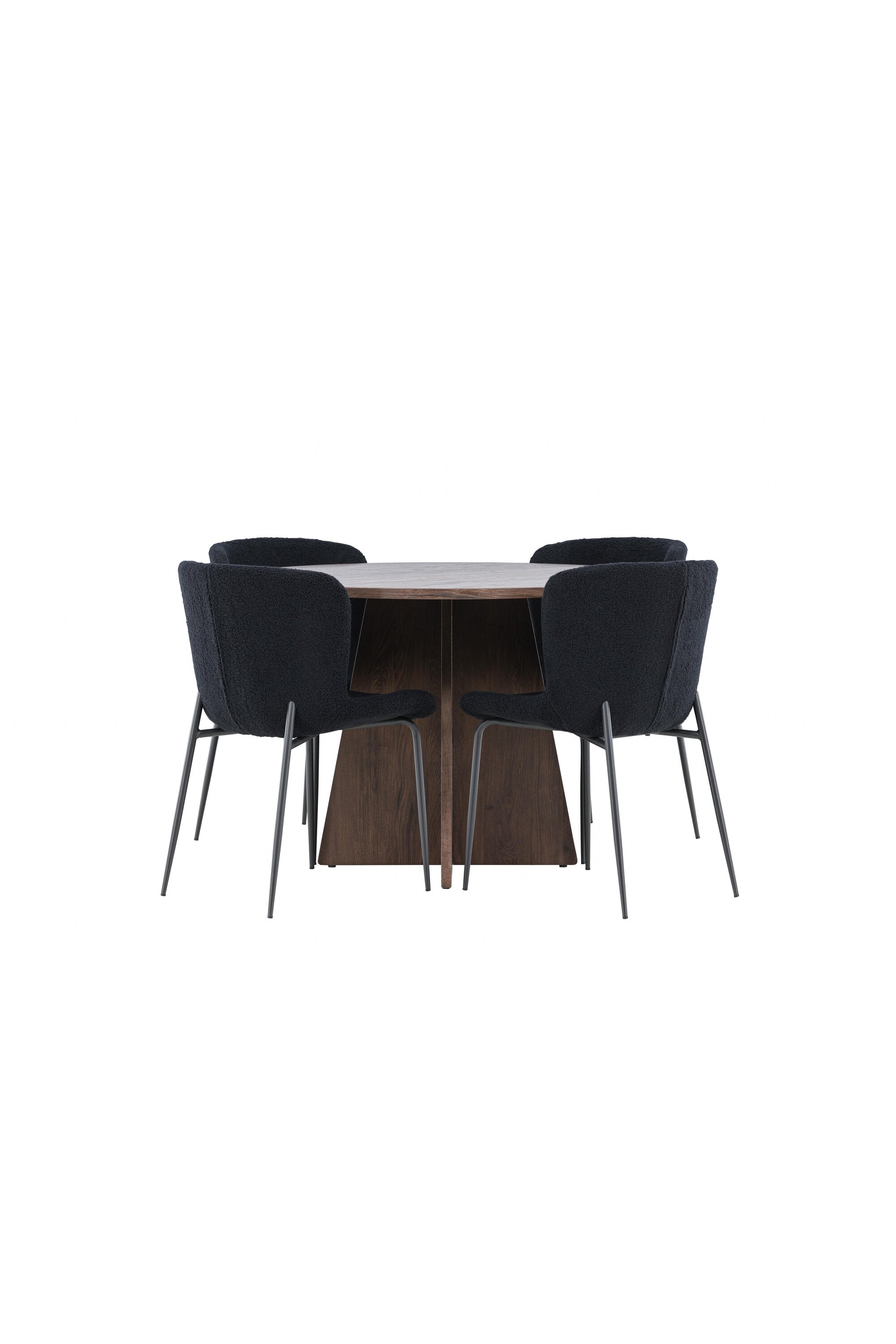 Bootcut Matbord med Modesto Matstol-GR Dining Set-Venture Home-peaceofhome.se