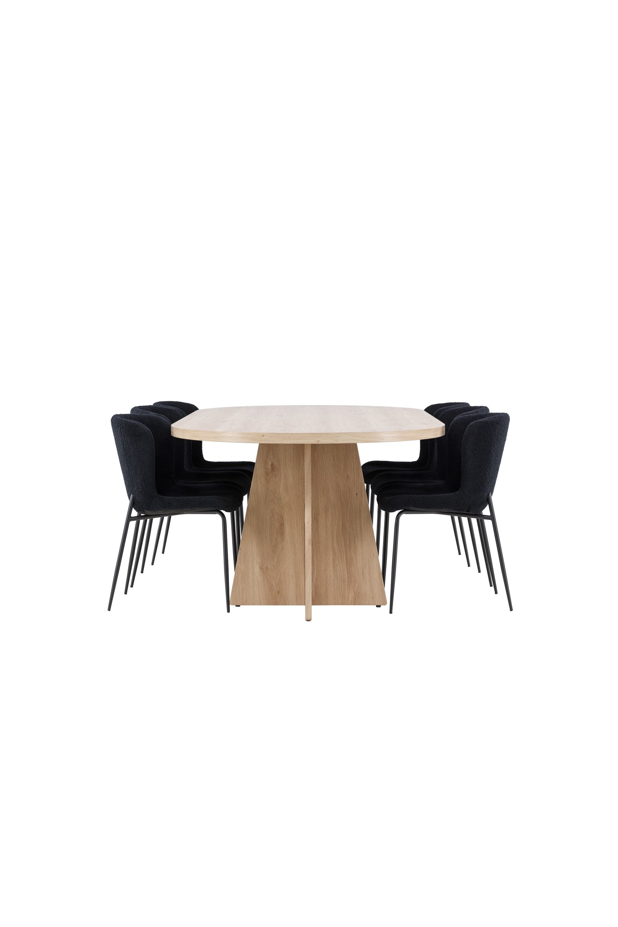 Bootcut Matbord med Modesto Matstol-GR Dining Set-Venture Home-peaceofhome.se