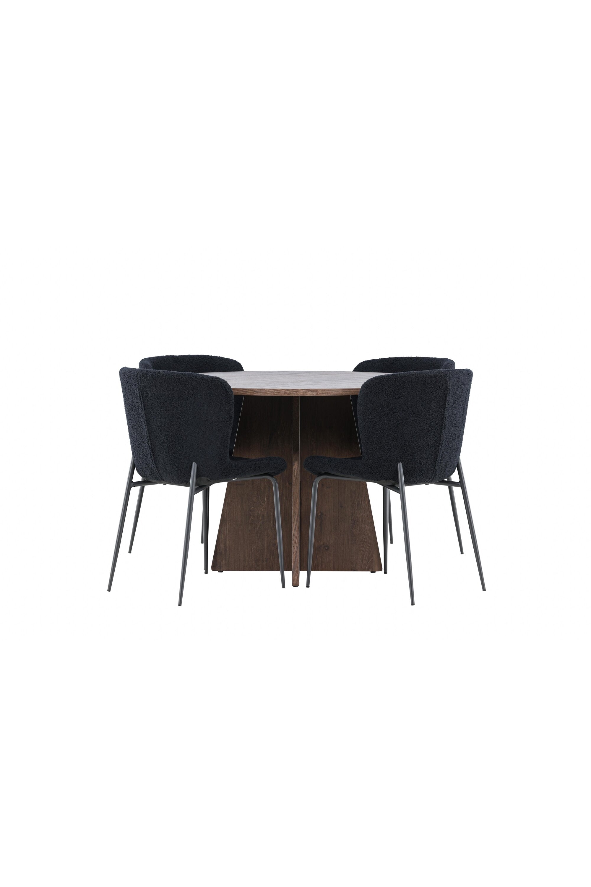 Bootcut Matbord med Modesto Matstol-GR Dining Set-Venture Home-peaceofhome.se