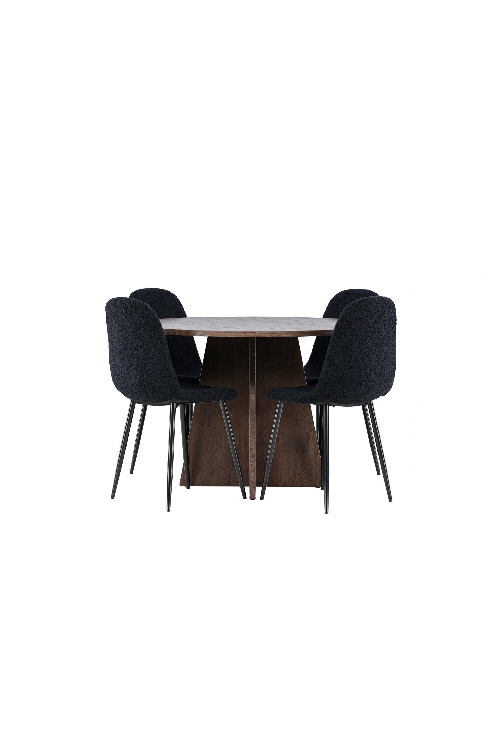 Bootcut Matbord med Polar Matstol-GR Dining Set-Venture Home-peaceofhome.se