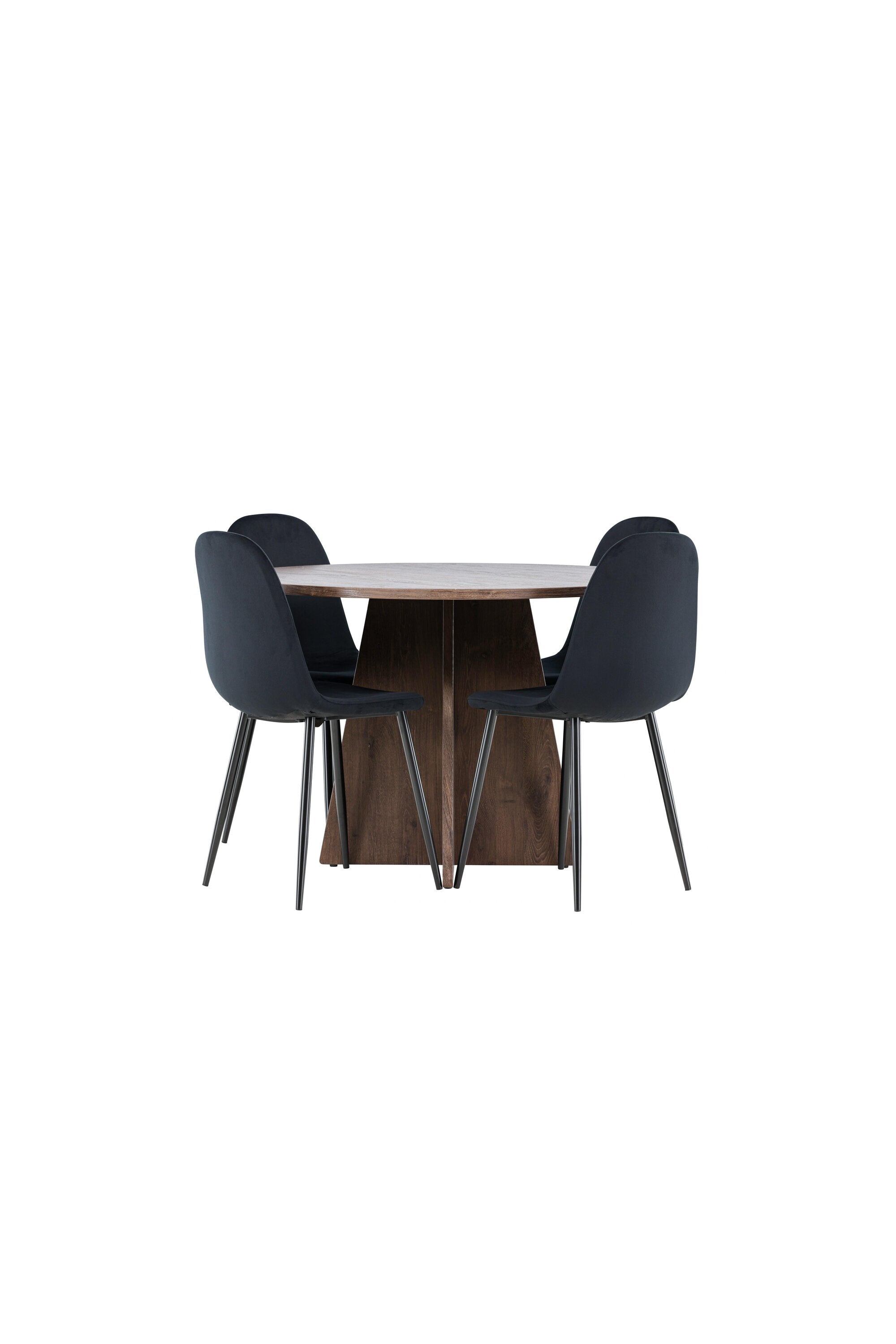 Bootcut Matbord med Polar Matstol-GR Dining Set-Venture Home-peaceofhome.se