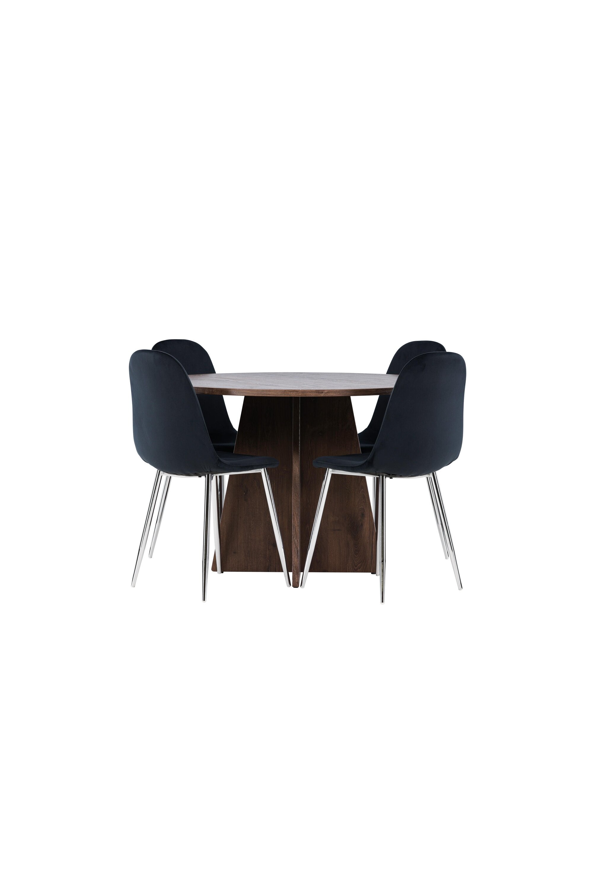 Bootcut Matbord med Polar Matstol-GR Dining Set-Venture Home-peaceofhome.se