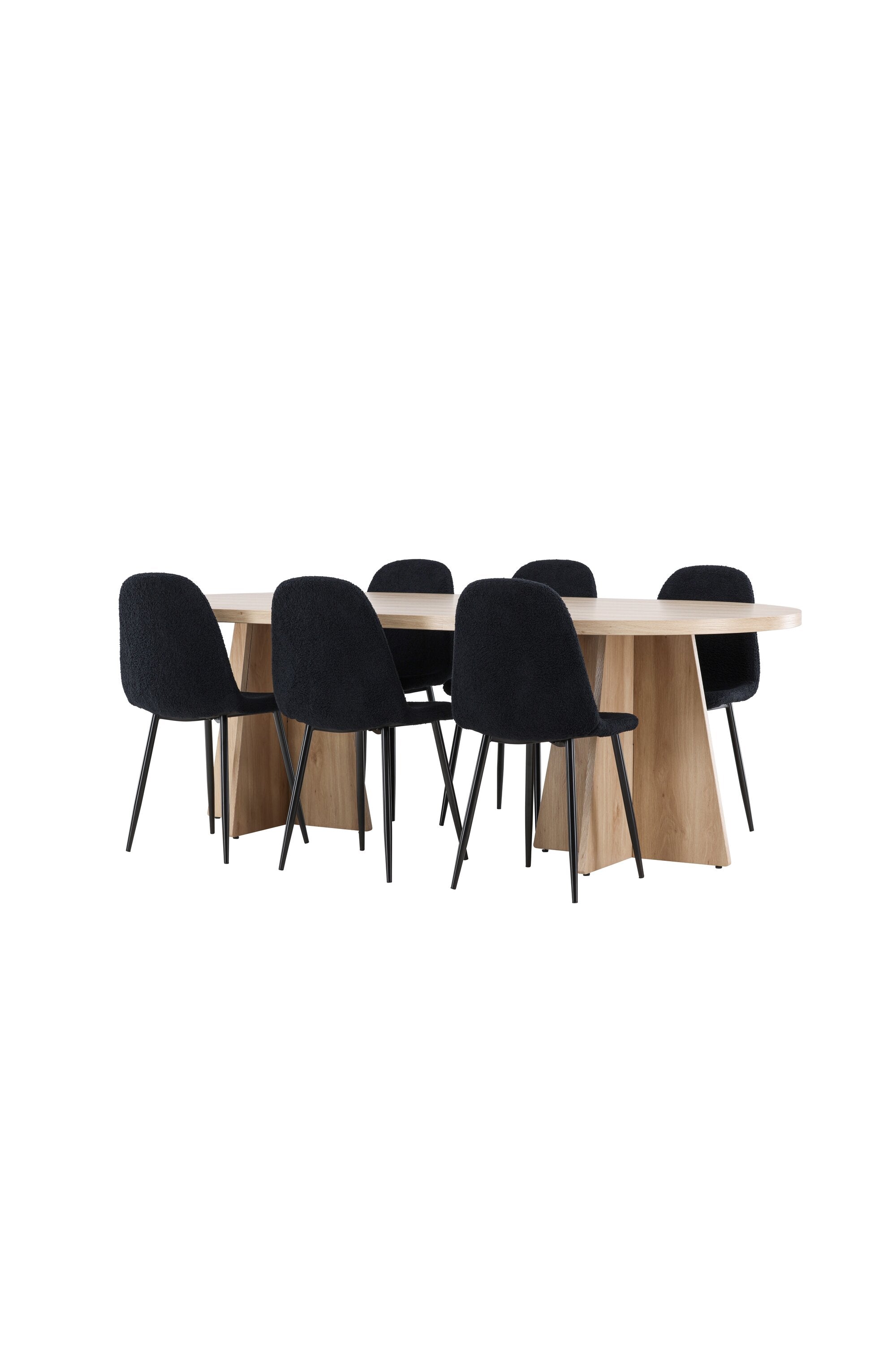 Bootcut Matbord med Polar Matstol-GR Dining Set-Venture Home-peaceofhome.se