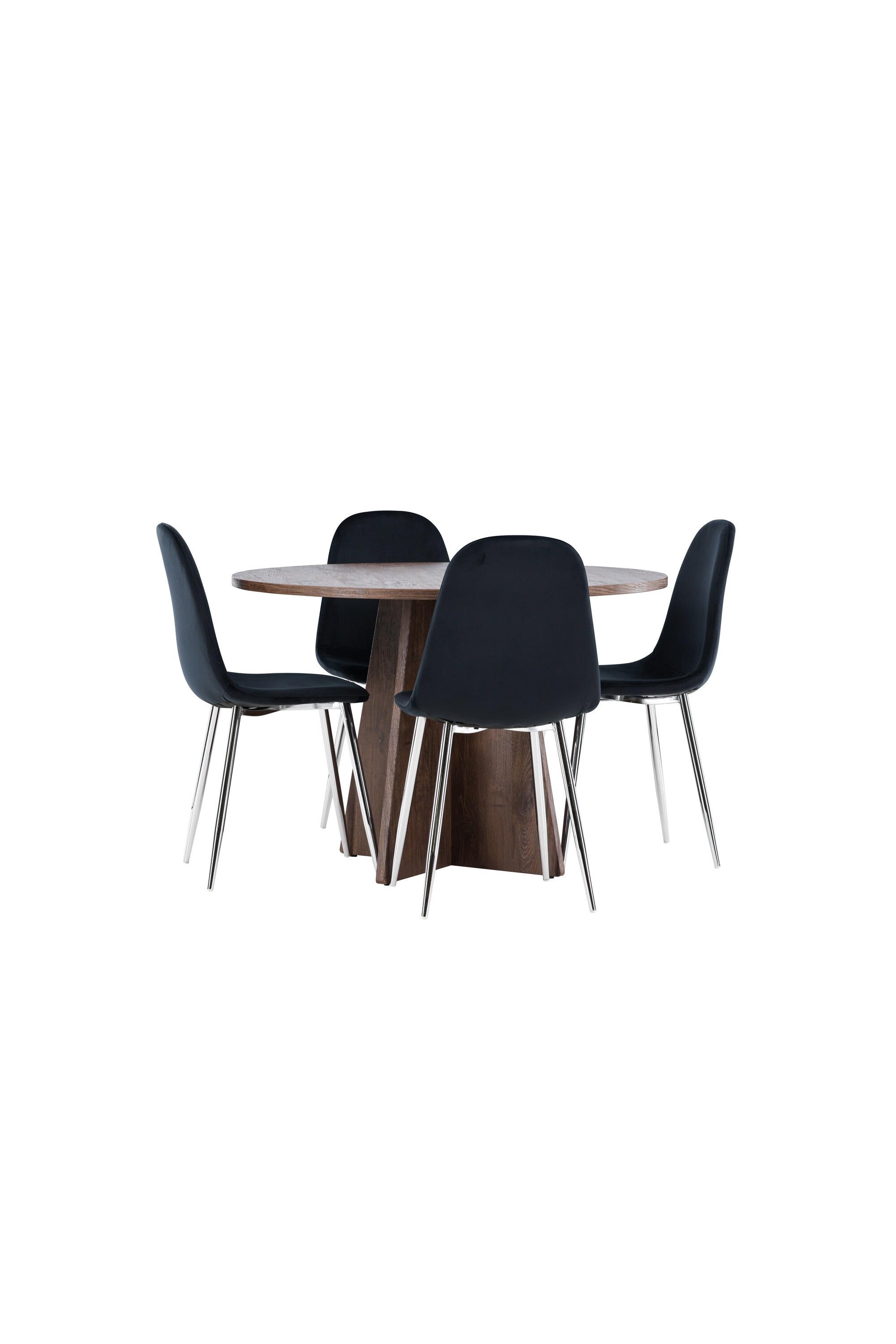 Bootcut Matbord med Polar Matstol-GR Dining Set-Venture Home-peaceofhome.se