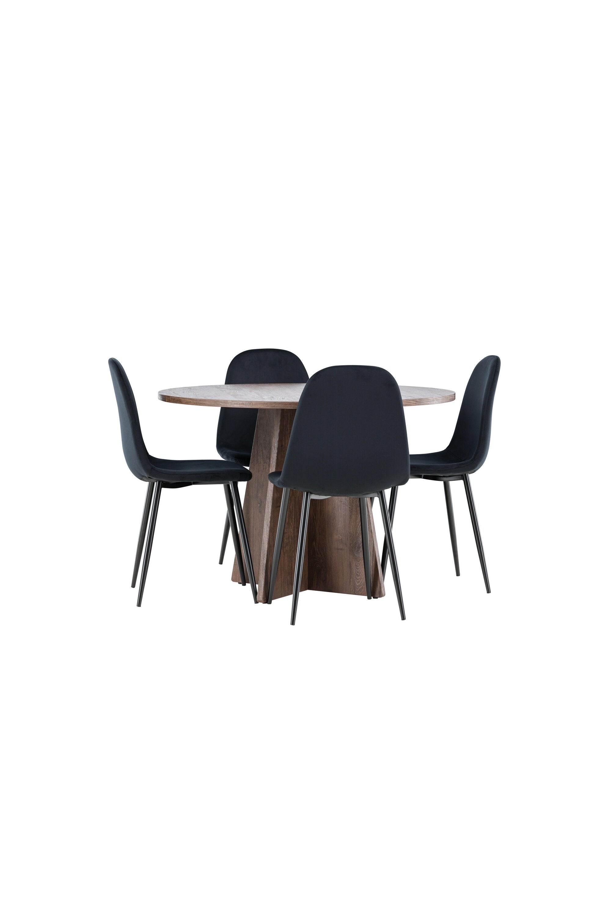 Bootcut Matbord med Polar Matstol-GR Dining Set-Venture Home-peaceofhome.se