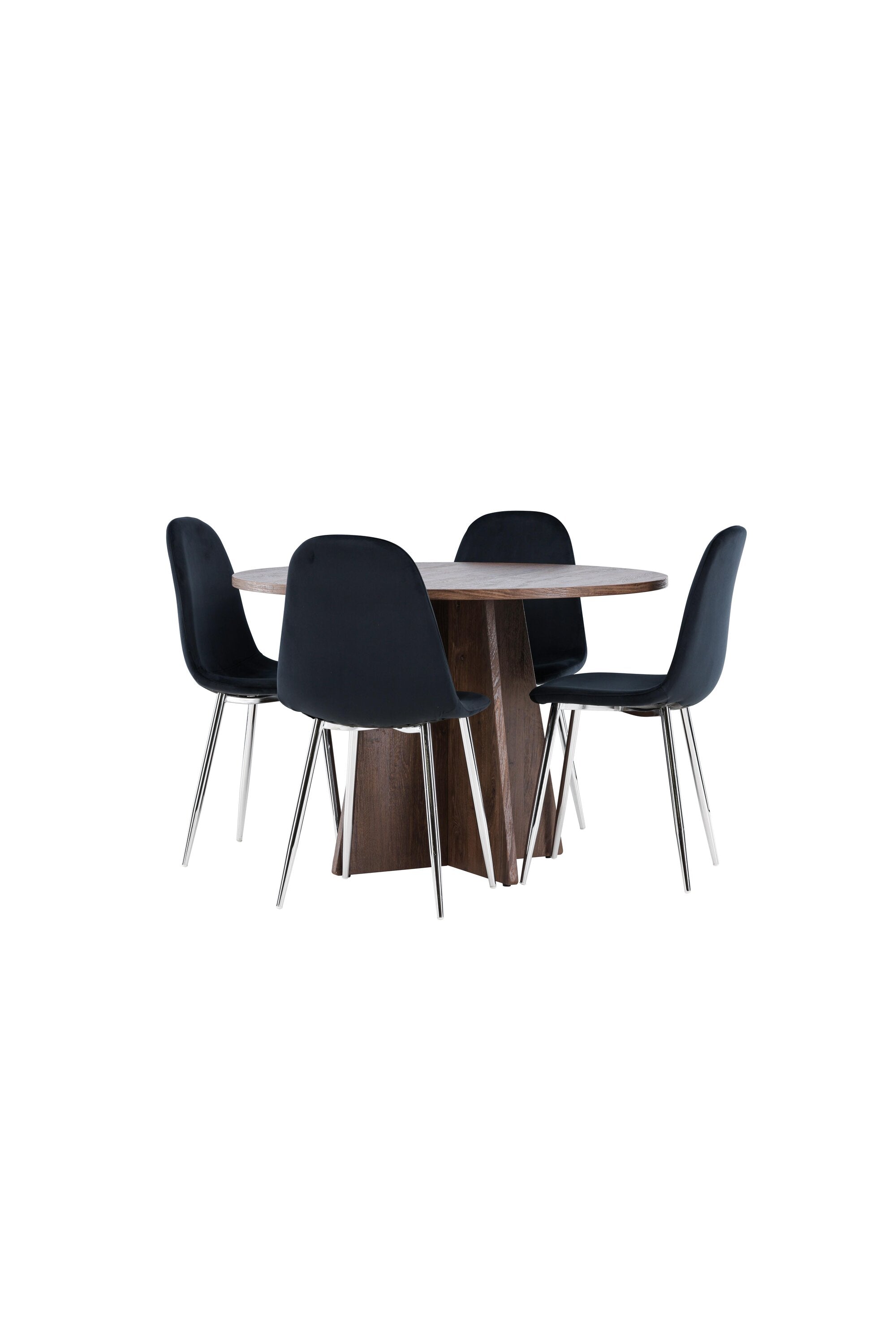 Bootcut Matbord med Polar Matstol-GR Dining Set-Venture Home-peaceofhome.se