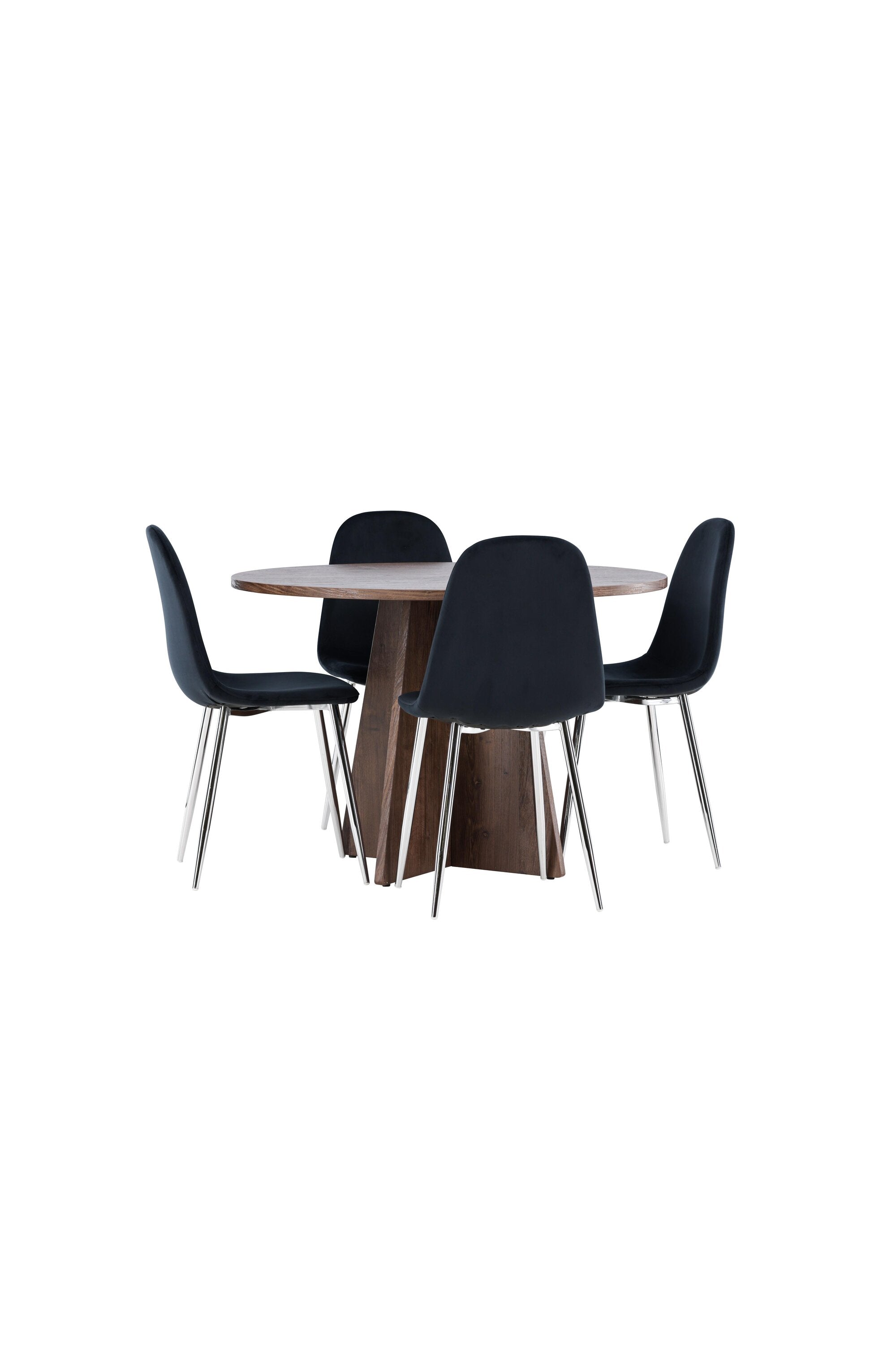 Bootcut Matbord med Polar Matstol-GR Dining Set-Venture Home-peaceofhome.se